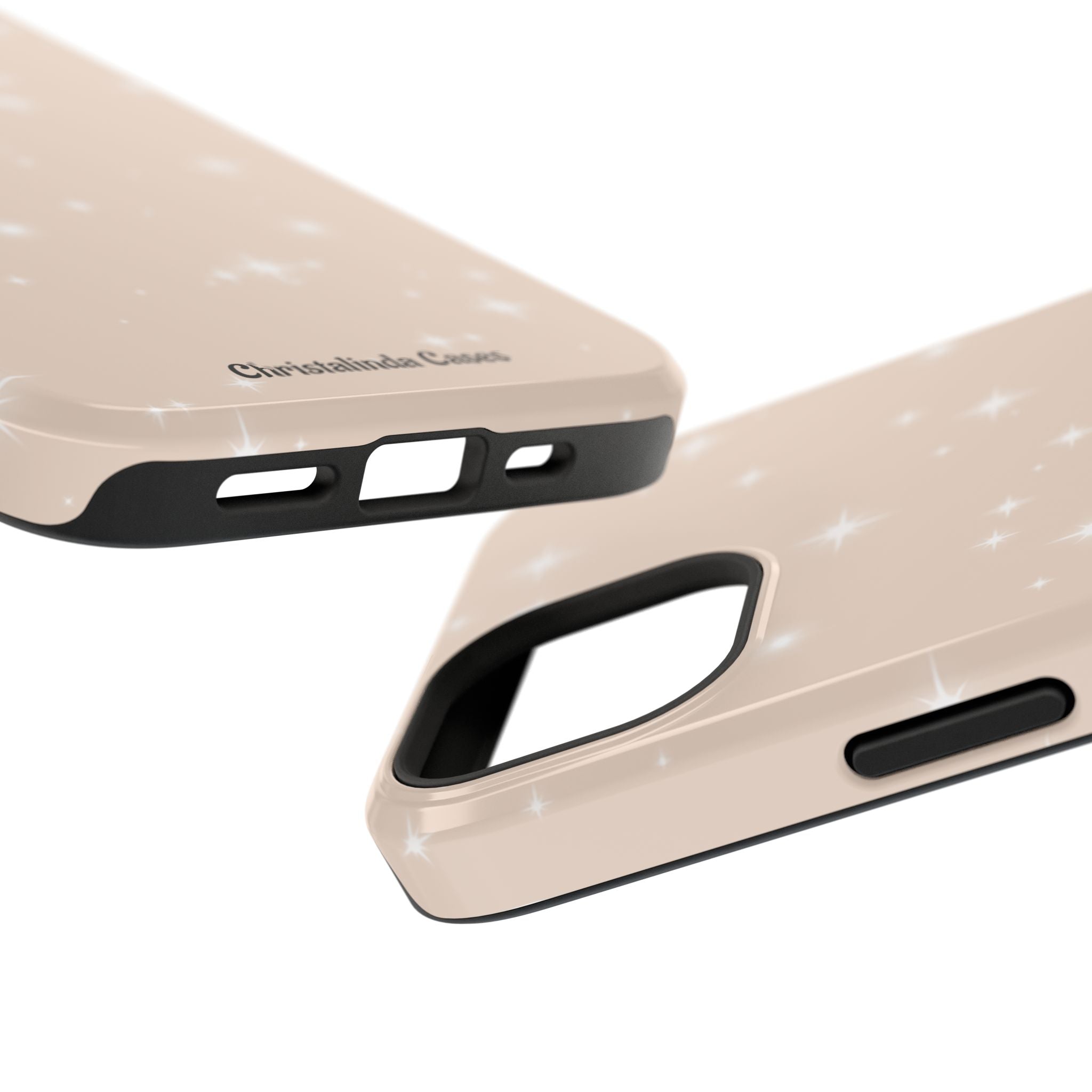 Sparkling Beige Impact-Resistant MagSafe Phone Case