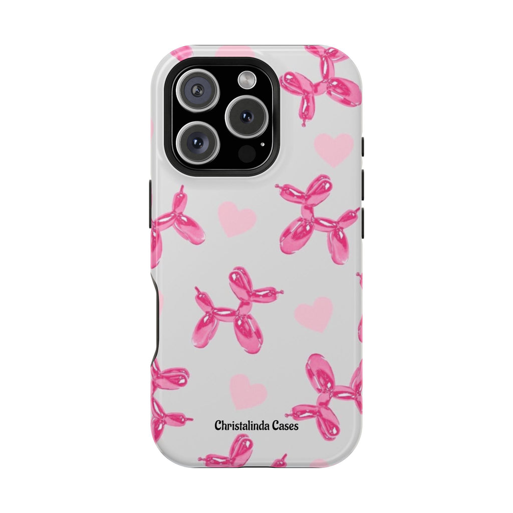Balloon Charm Impact-Resistant MagSafe phone case
