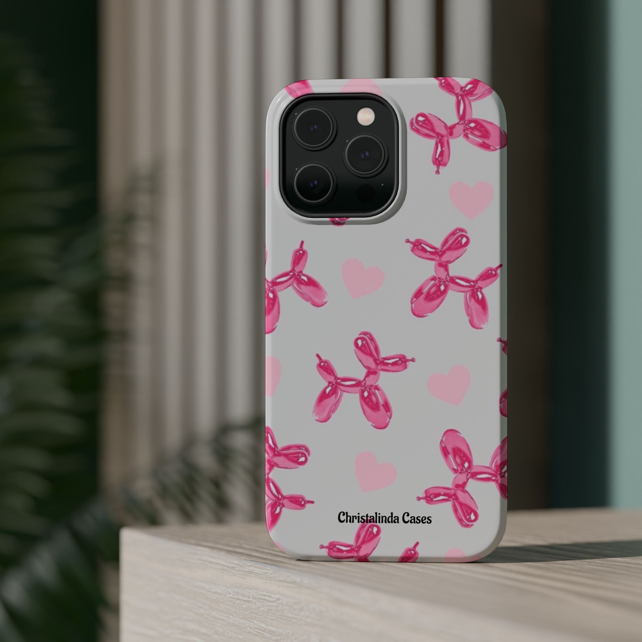 Balloon Charm Impact-Resistant MagSafe phone case