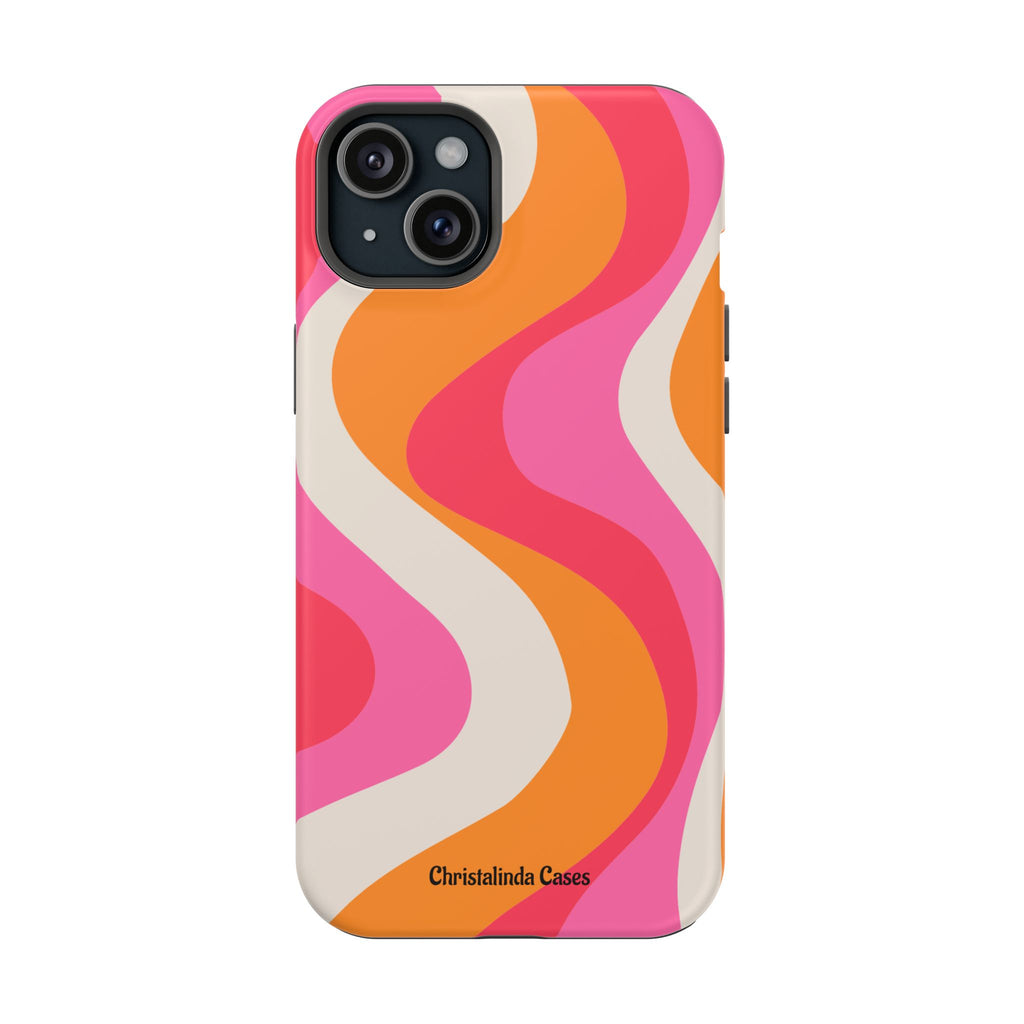 Sunset Sorbet Impact-Resistant MagSafe Phone Case