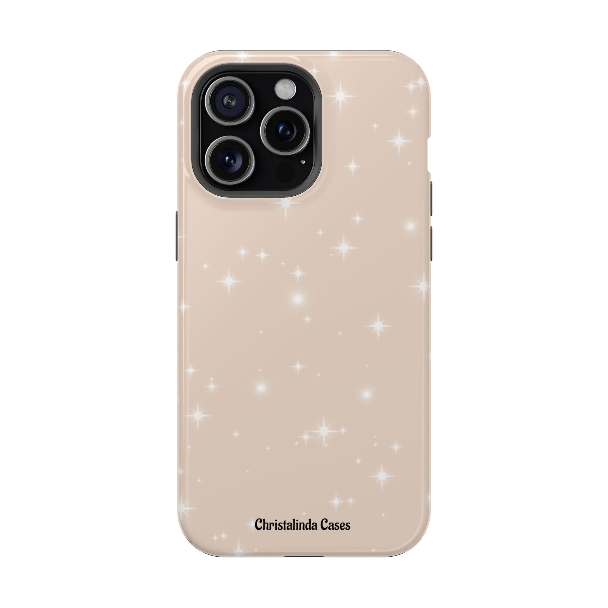 Sparkling Beige Impact-Resistant MagSafe Phone Case