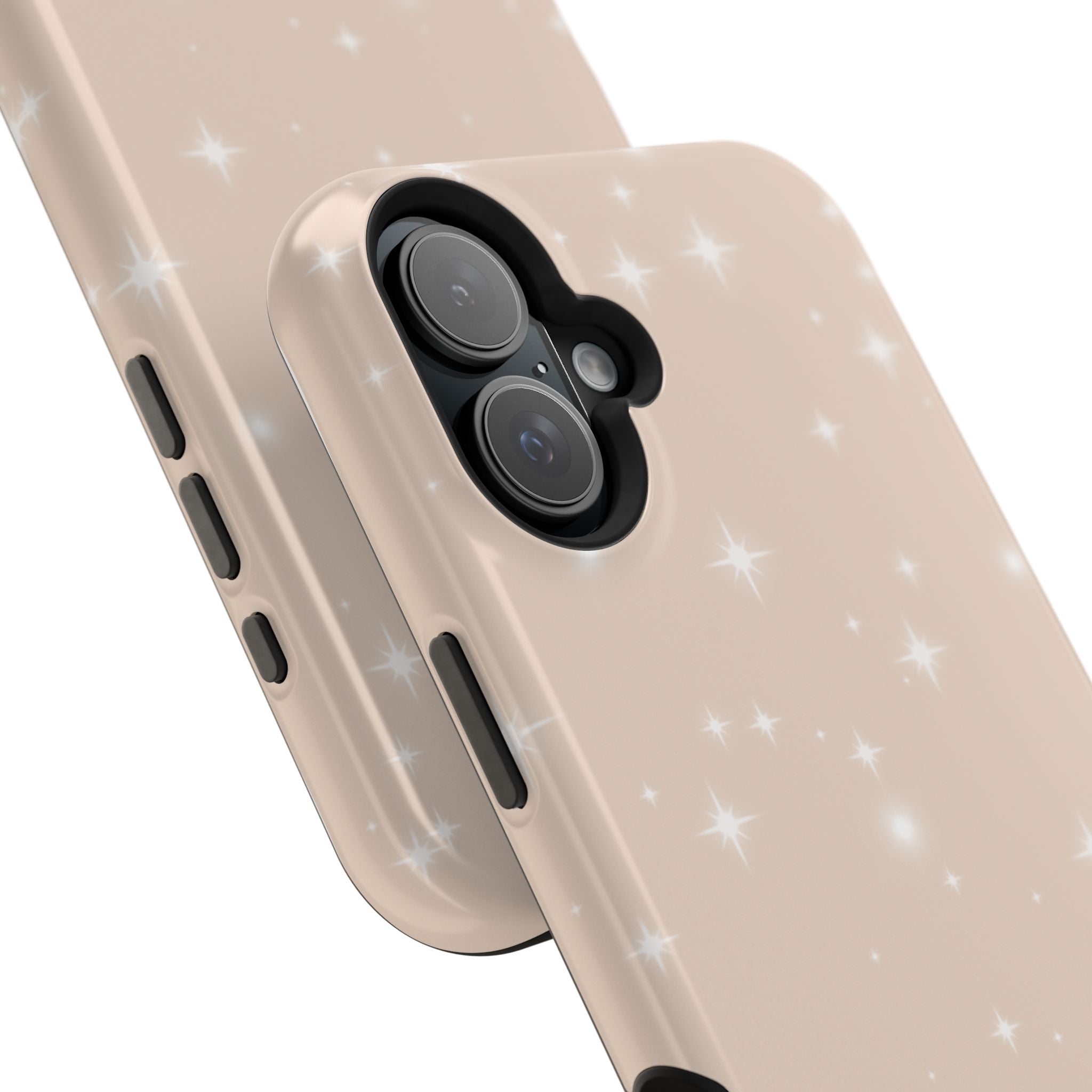 Sparkling Beige Impact-Resistant MagSafe Phone Case