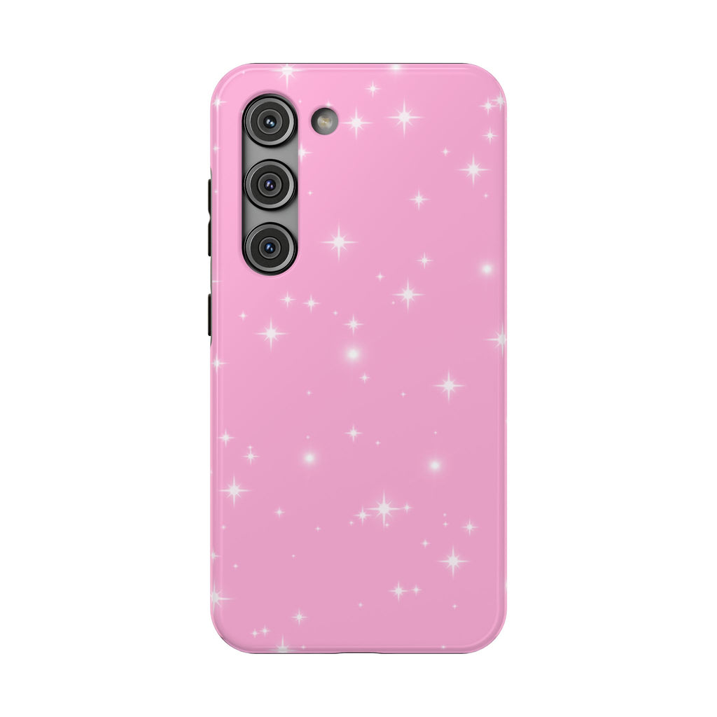 Sparkling Pink Impact-Resistant MagSafe Phone Case