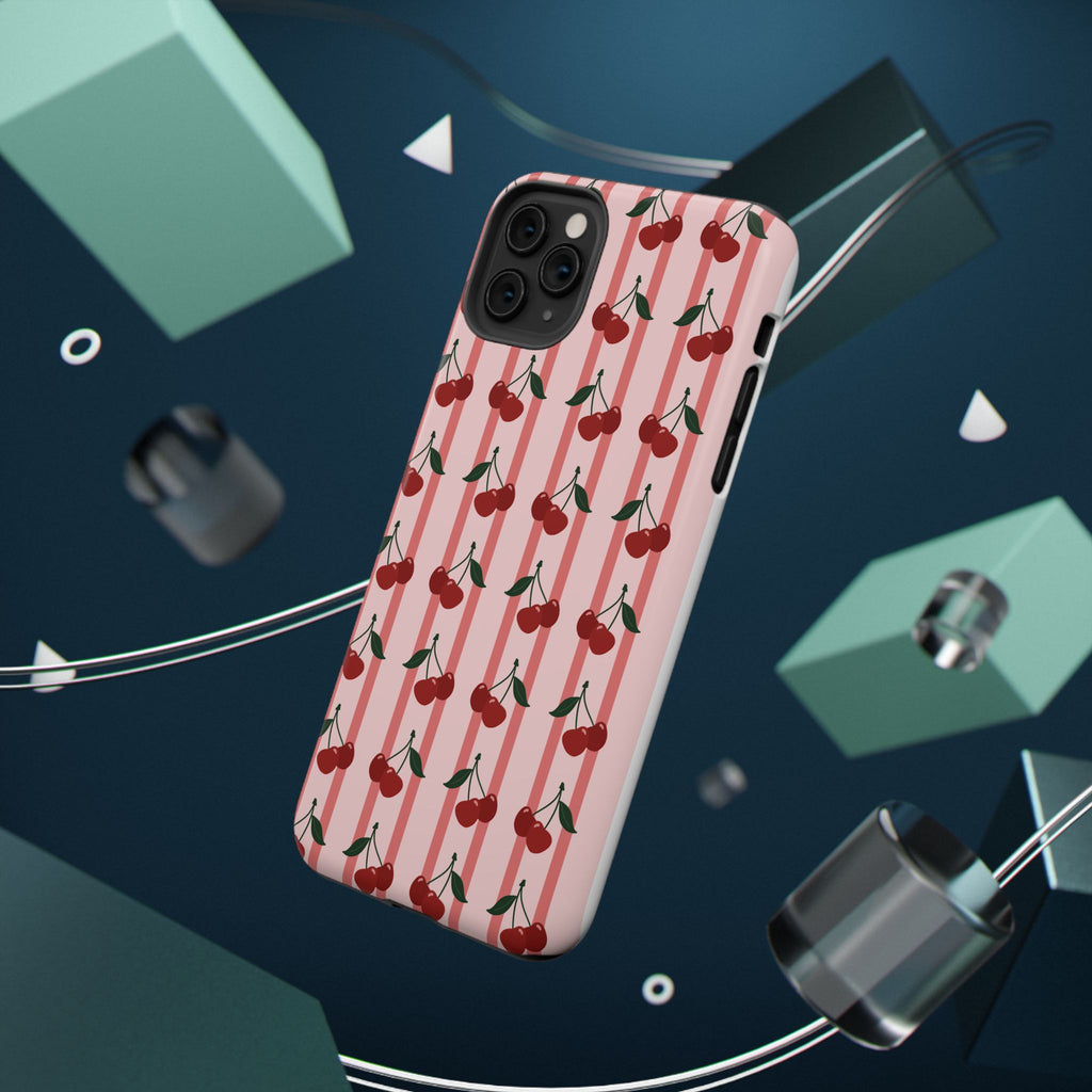 Cherry Kiss MagSafe Impact-Resistant Case