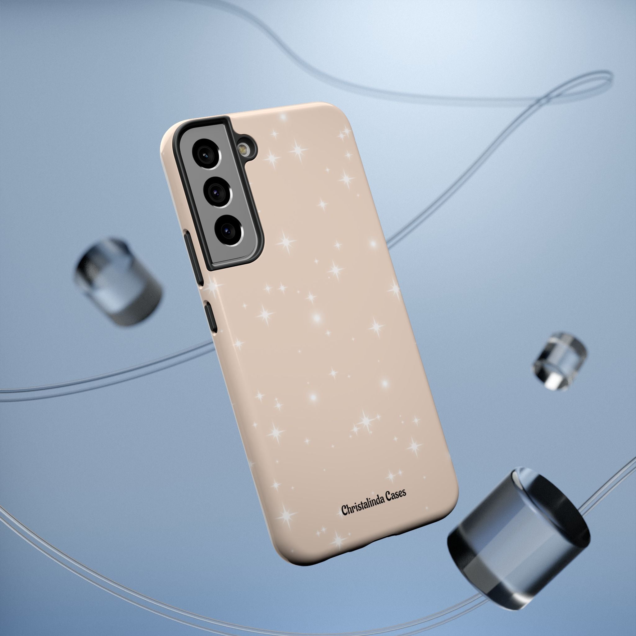 Sparkling Beige Impact-Resistant MagSafe Phone Case