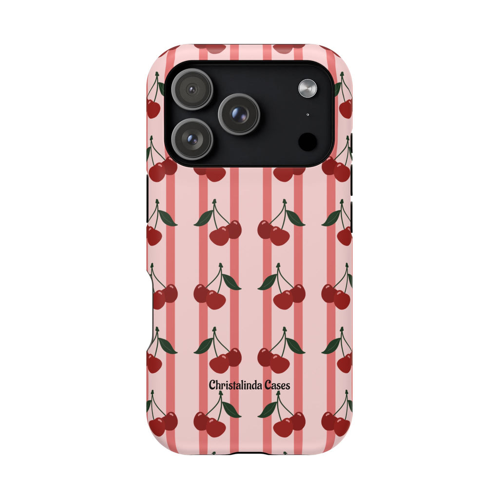 Cherry Kiss MagSafe Impact-Resistant Case