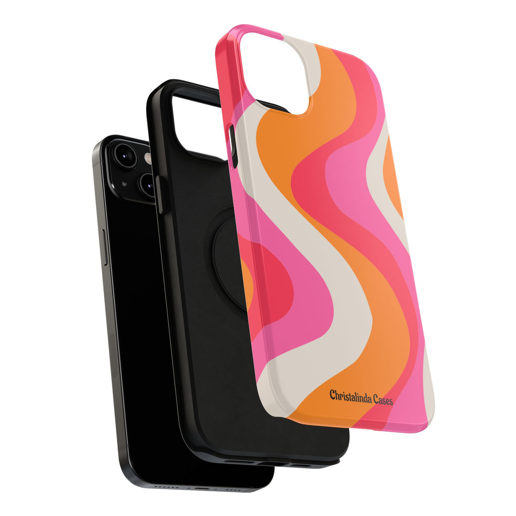 Sunset Sorbet Impact-Resistant MagSafe Phone Case