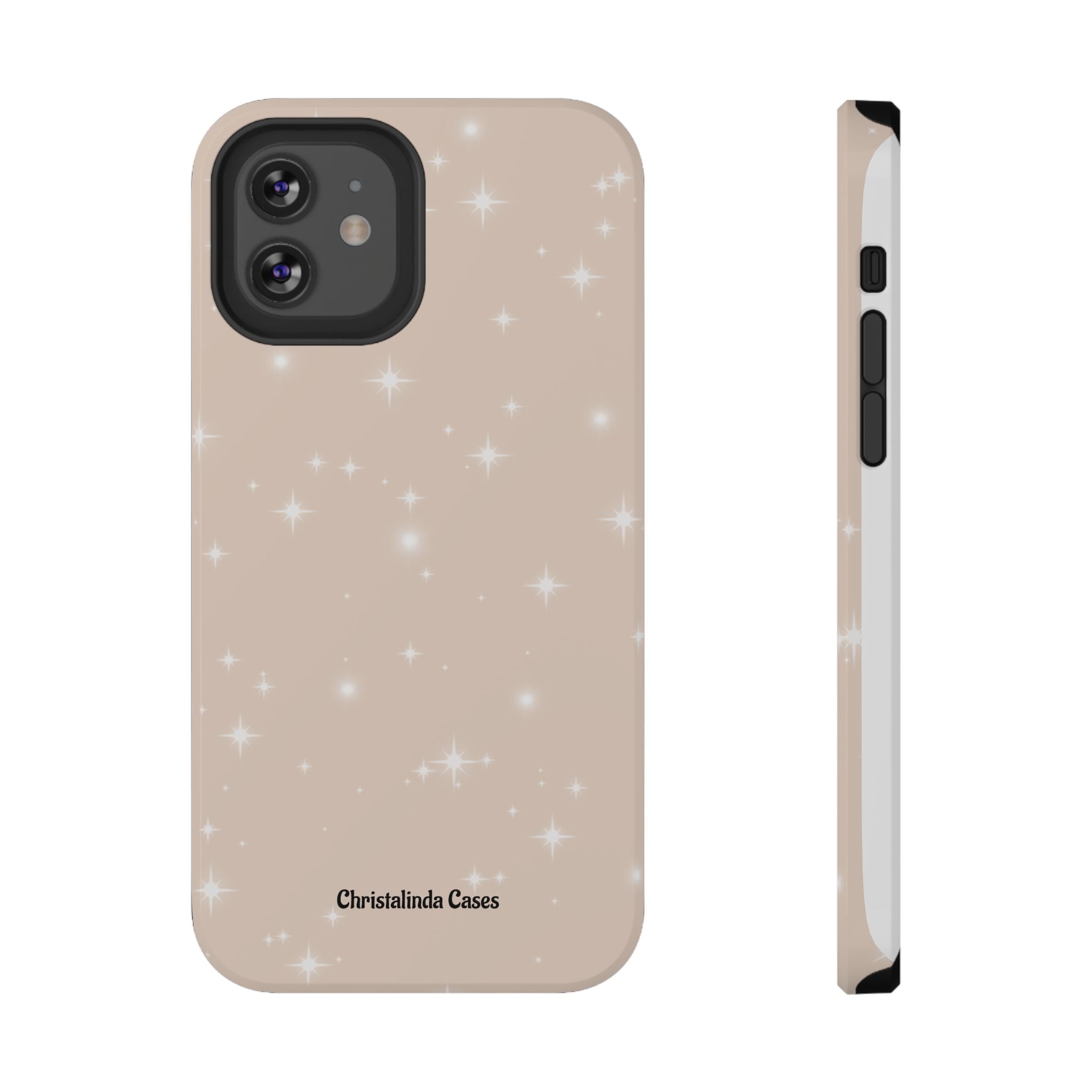 Sparkling Beige Impact-Resistant MagSafe Phone Case