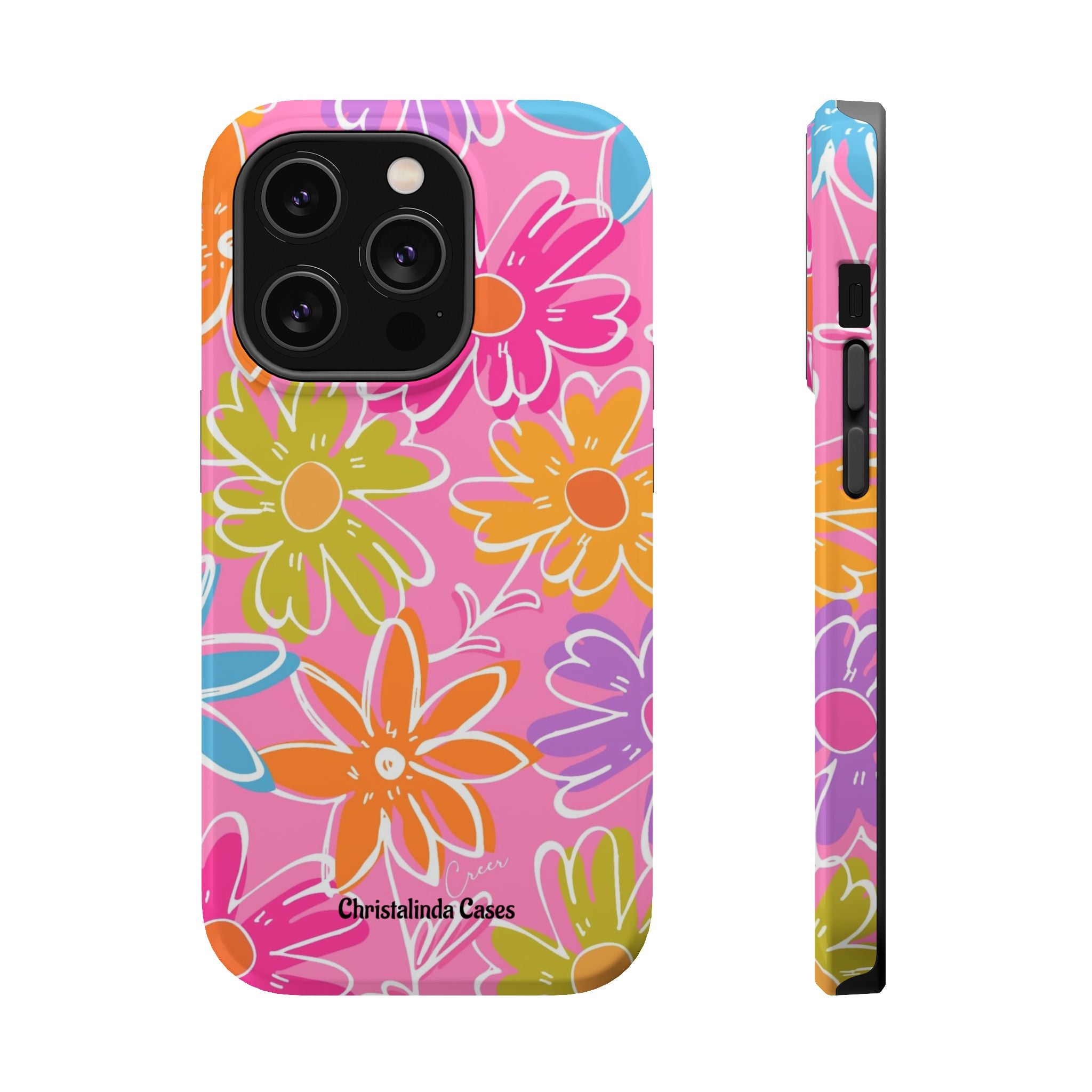Flower Fiesta Impact-Resistant MagSafePhone Case