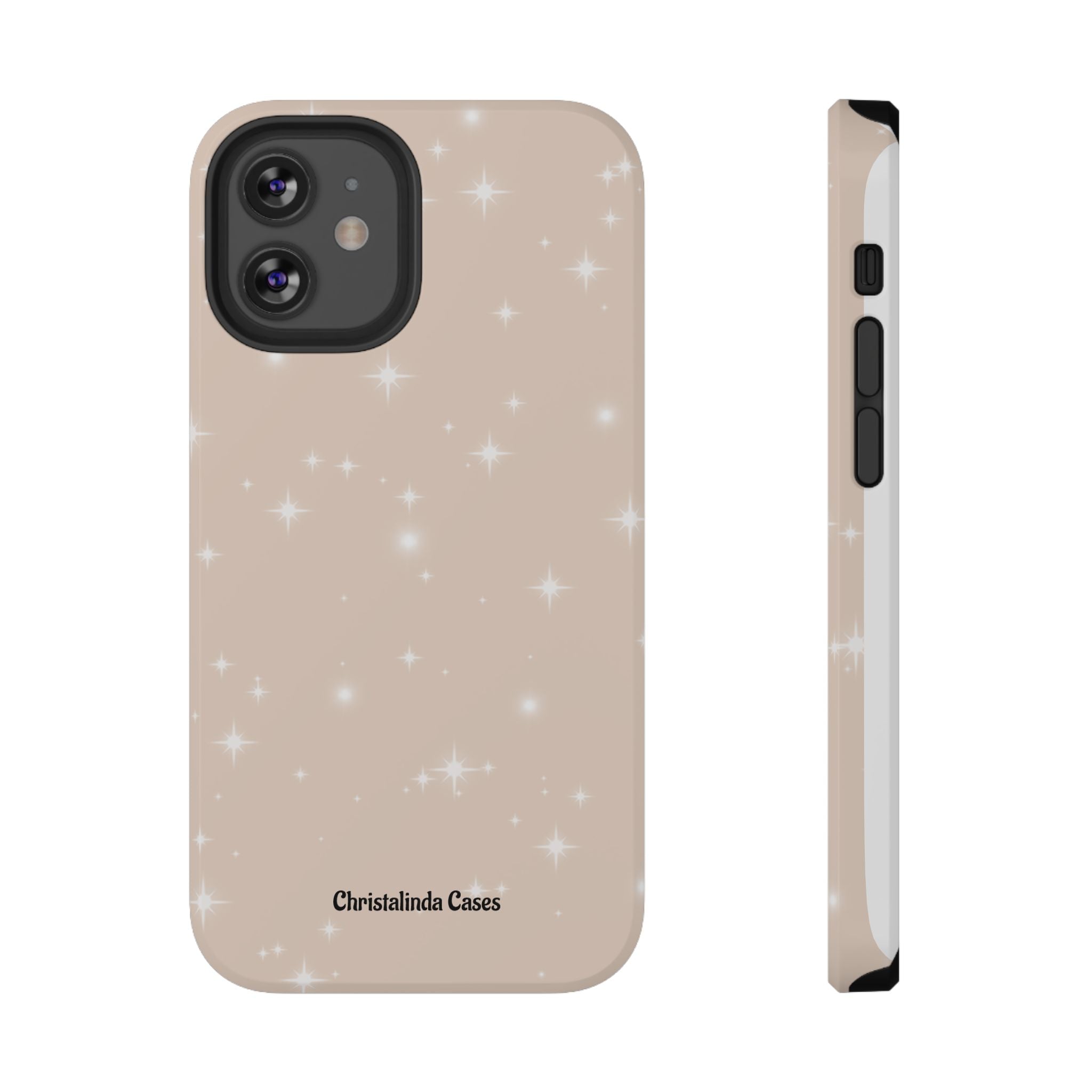 Sparkling Beige Impact-Resistant MagSafe Phone Case