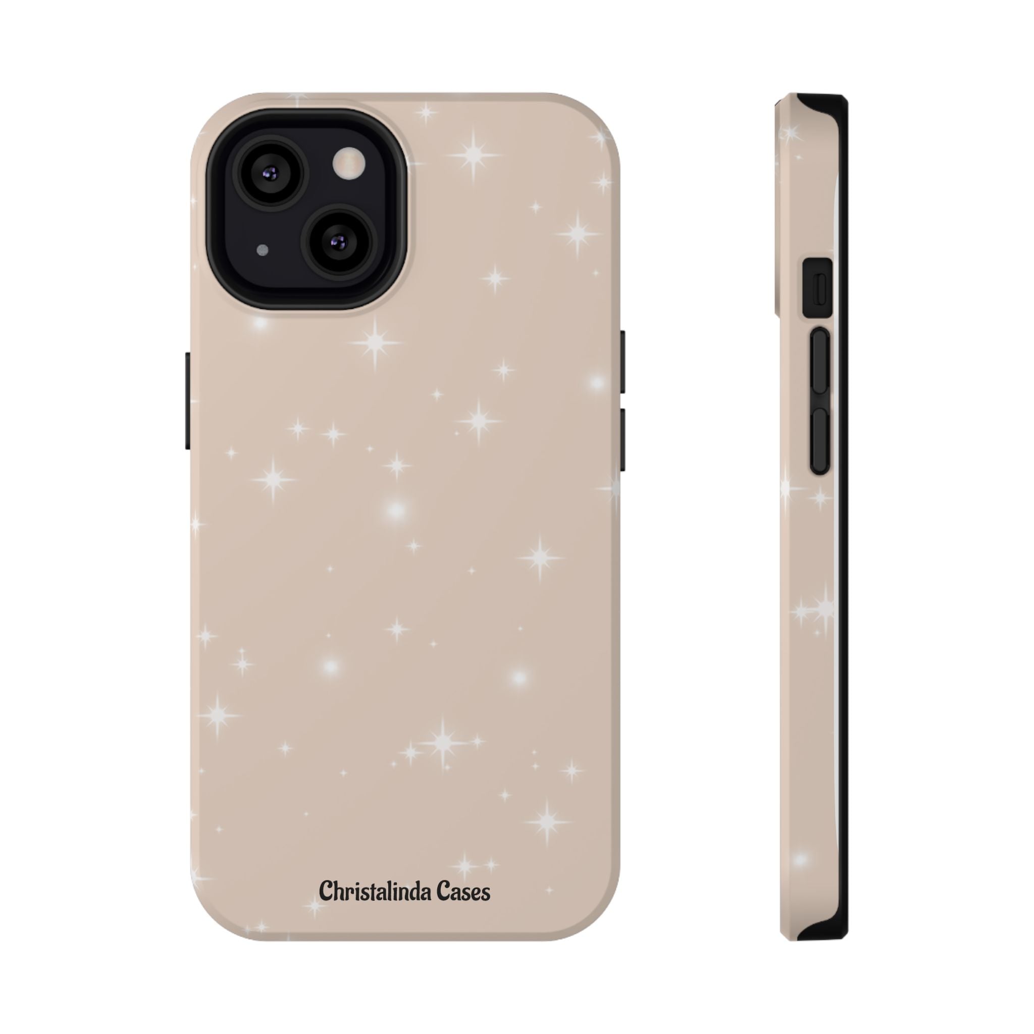Sparkling Beige Impact-Resistant MagSafe Phone Case