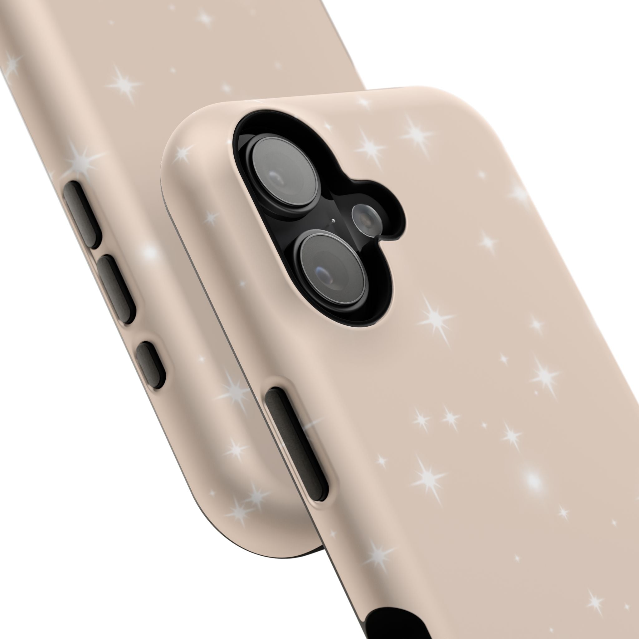 Sparkling Beige Impact-Resistant MagSafe Phone Case
