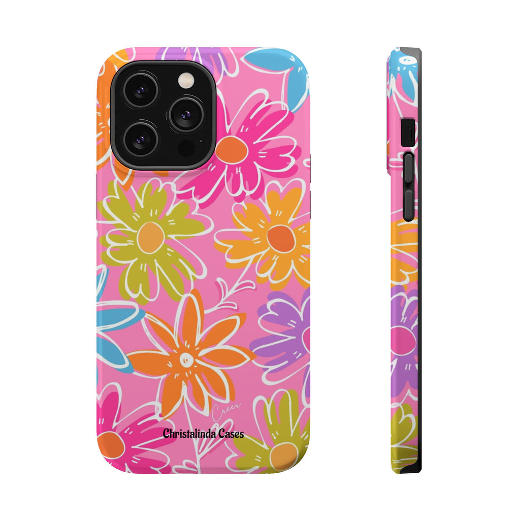 Flower Fiesta Impact-Resistant MagSafePhone Case