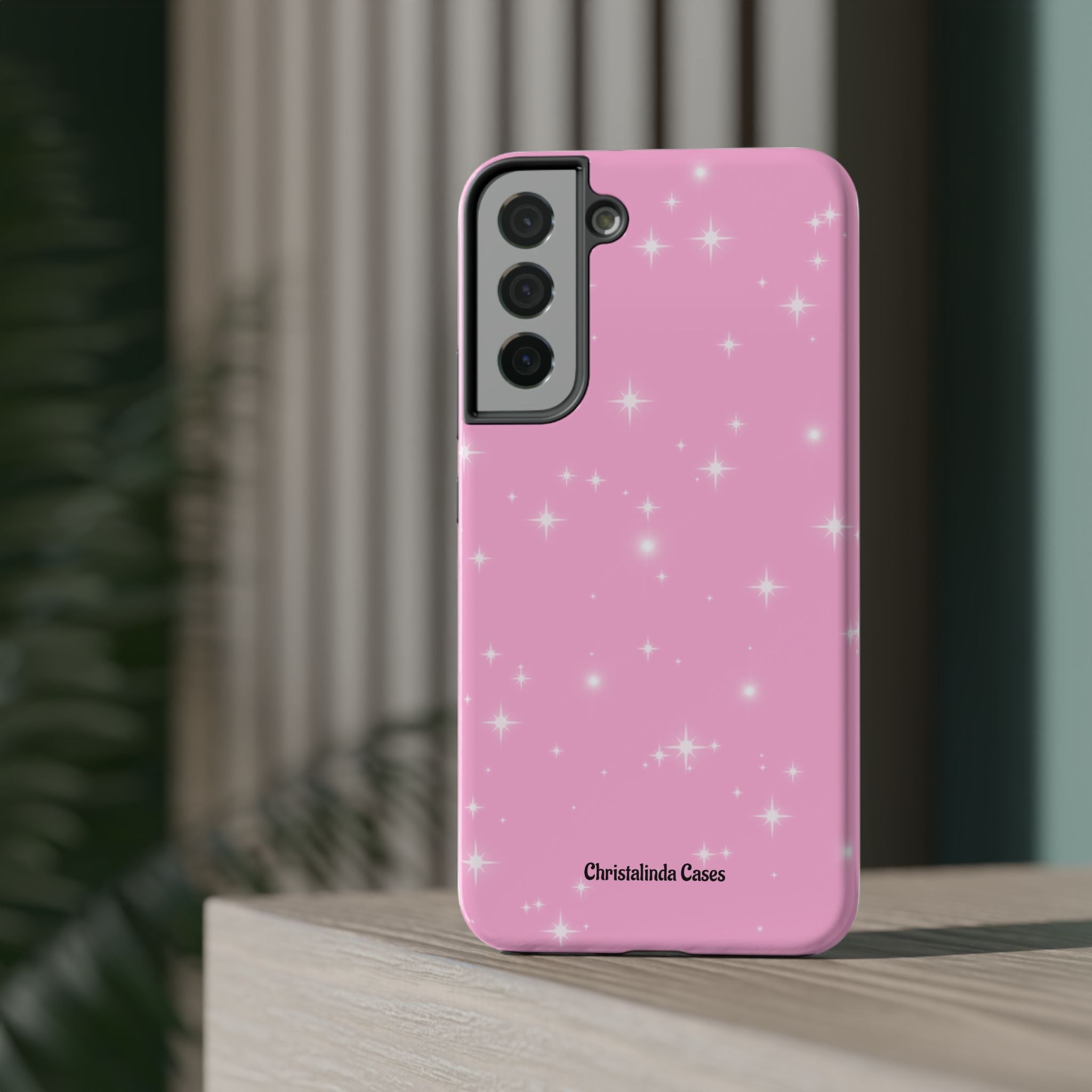 Sparkling Pink Impact-Resistant MagSafe Phone Case