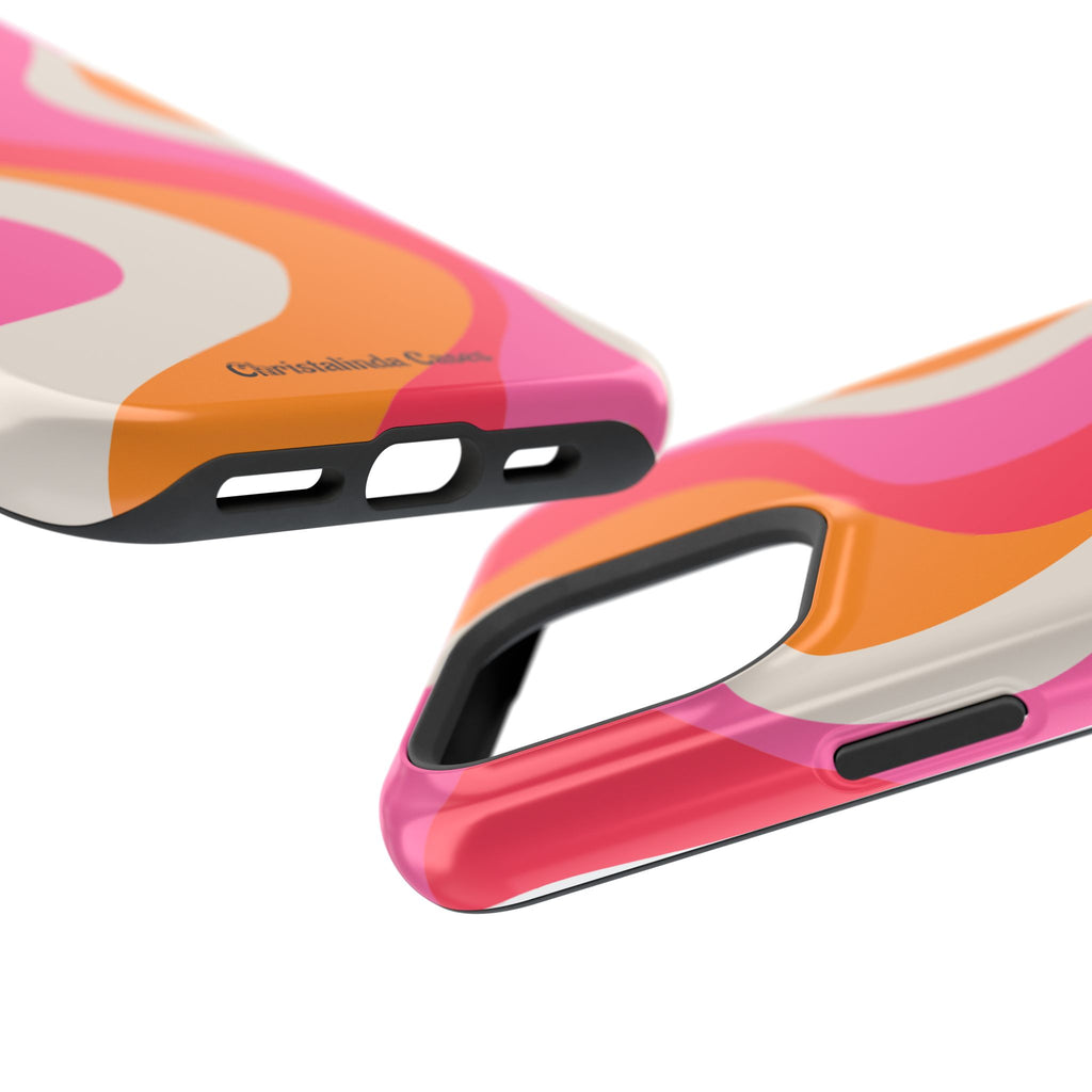 Sunset Sorbet Impact-Resistant MagSafe Phone Case