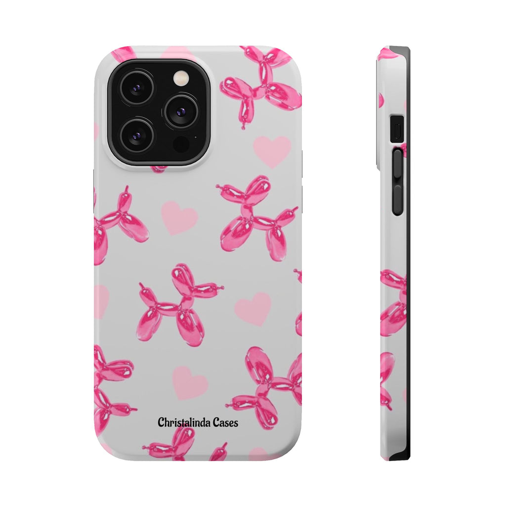 Balloon Charm Impact-Resistant MagSafe phone case