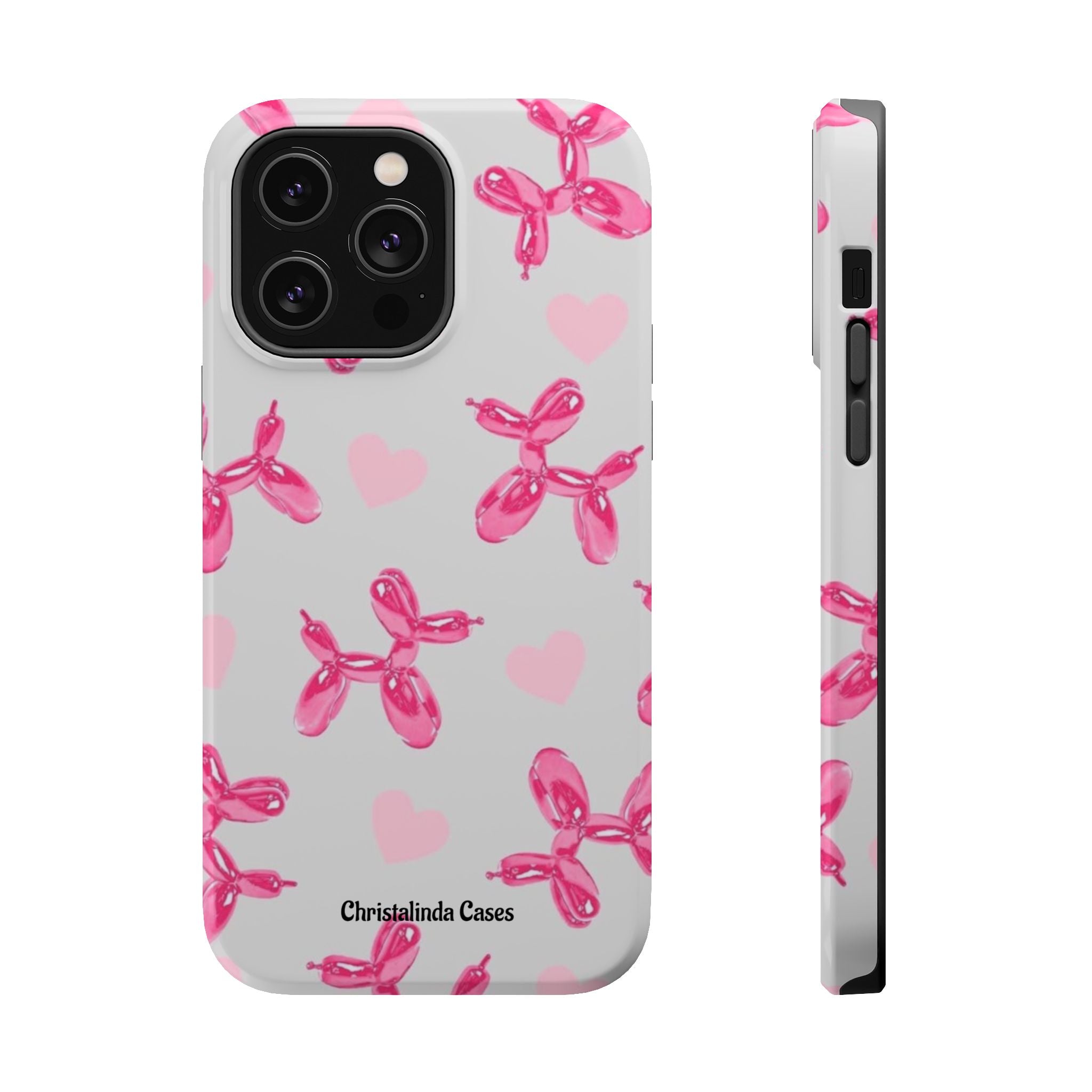 Balloon Charm Impact-Resistant MagSafe phone case
