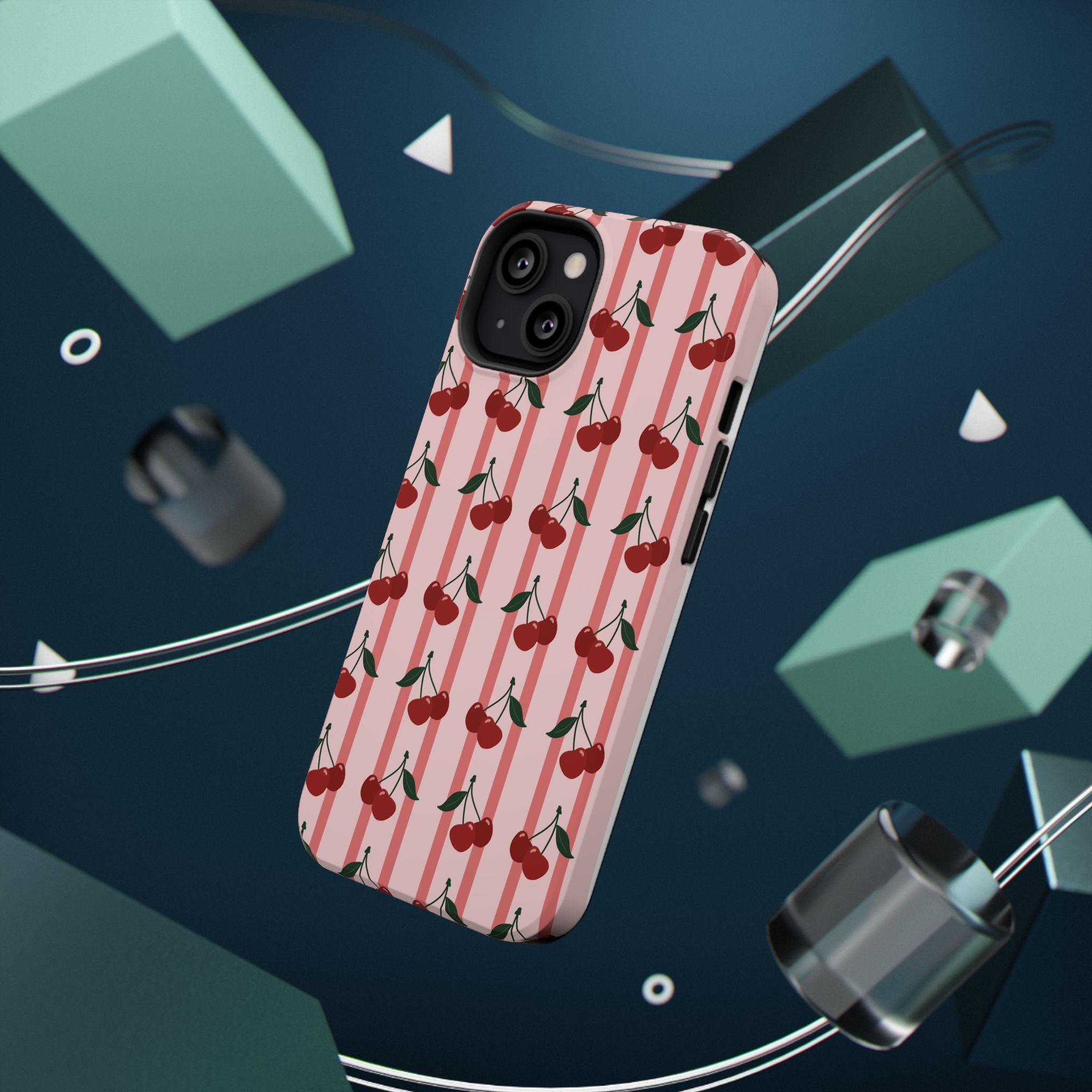 Cherry Kiss MagSafe Impact-Resistant Case