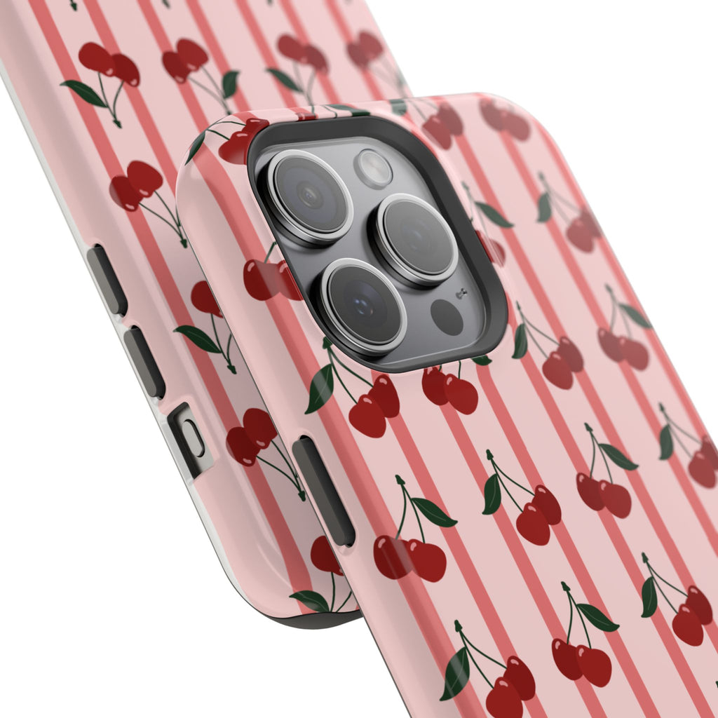 Cherry Kiss MagSafe Impact-Resistant Case