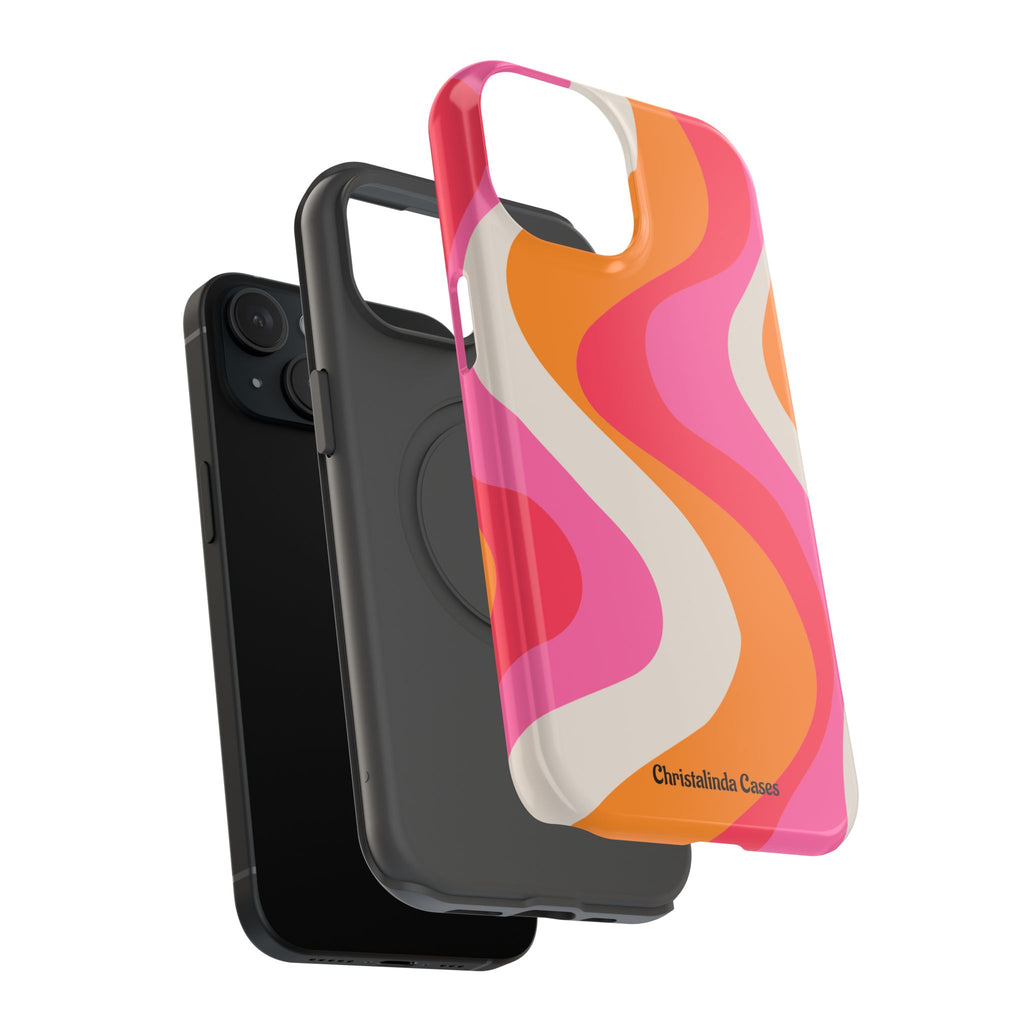 Sunset Sorbet Impact-Resistant MagSafe Phone Case