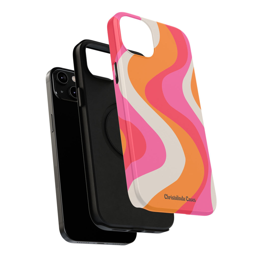 Sunset Sorbet Impact-Resistant MagSafe Phone Case