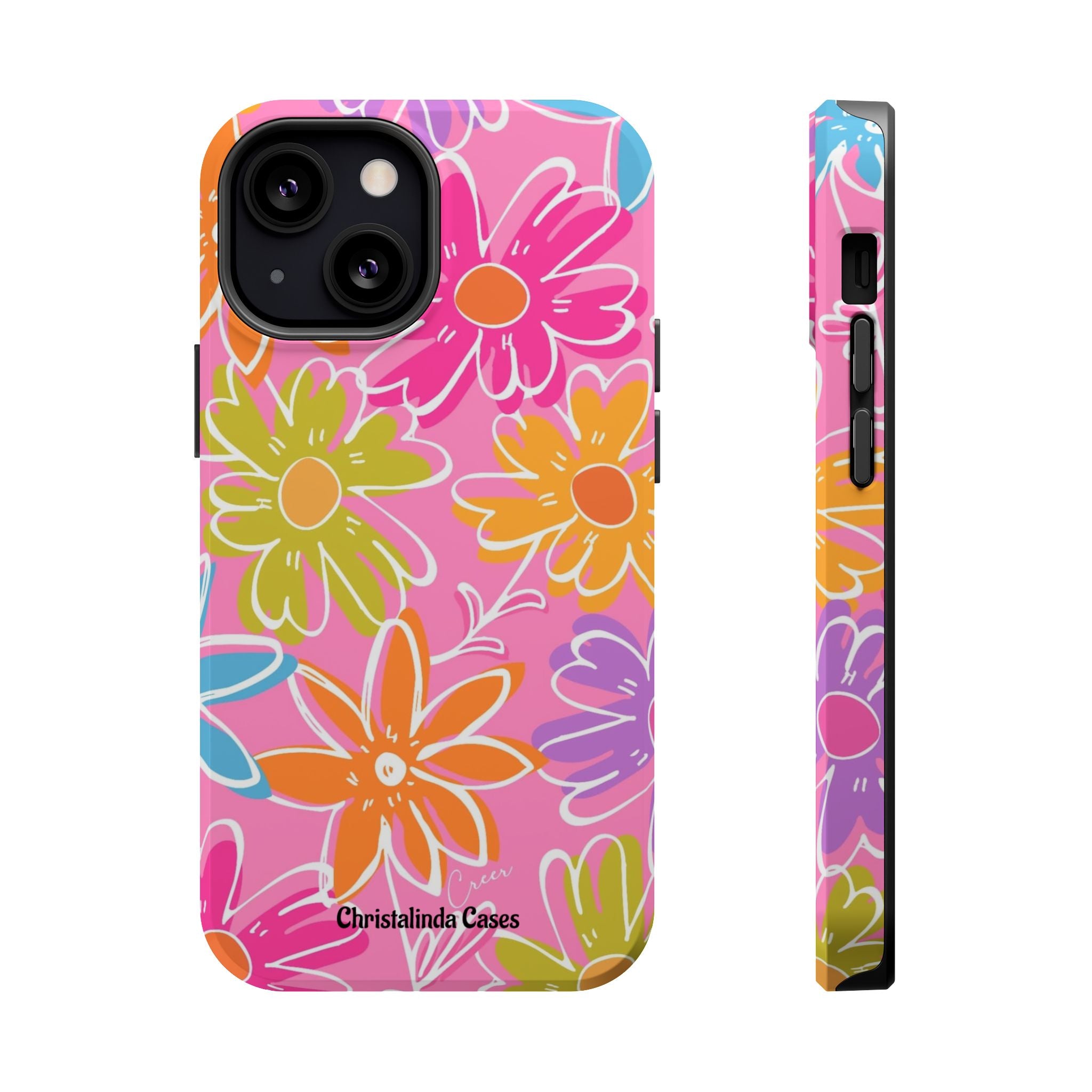 Flower Fiesta Impact-Resistant MagSafePhone Case