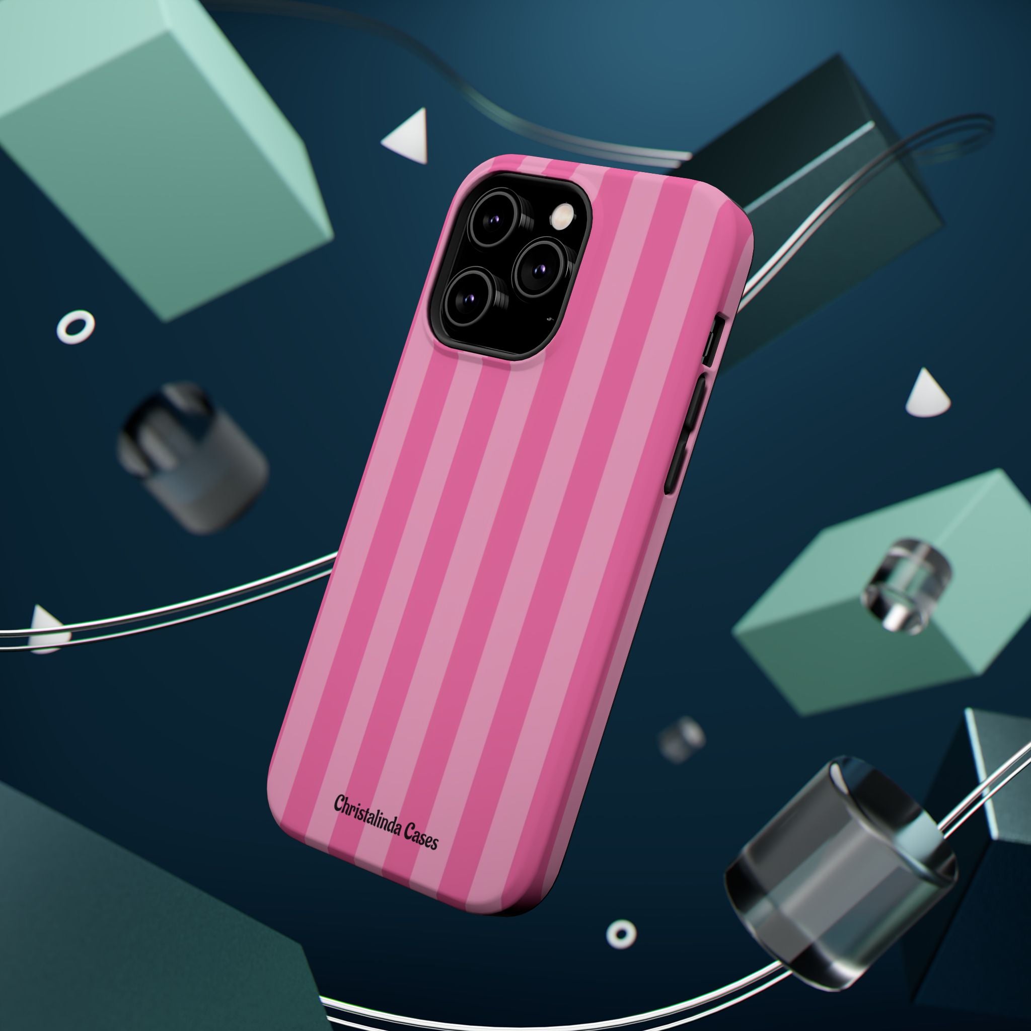Pretty In Stripes Impact-Resistant MagSafe Phone Case