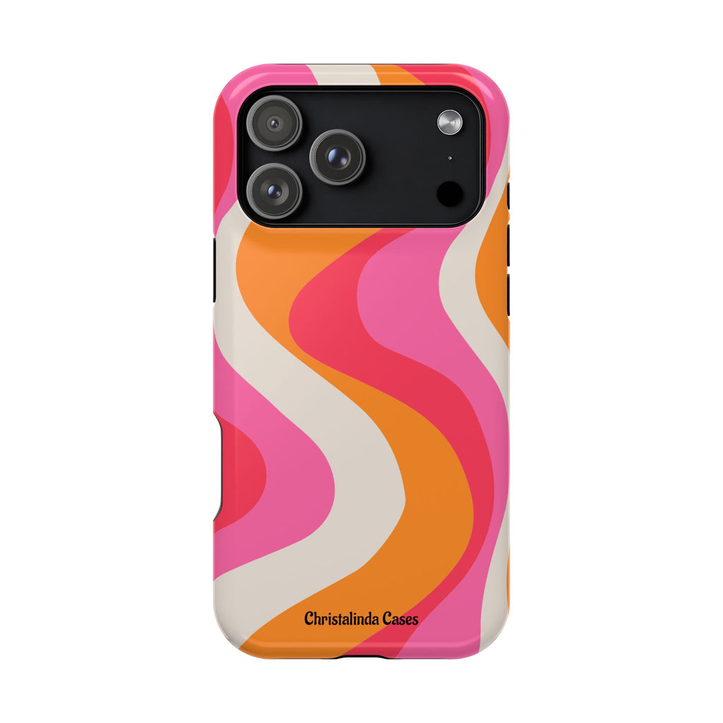 Sunset Sorbet Impact-Resistant MagSafe Phone Case