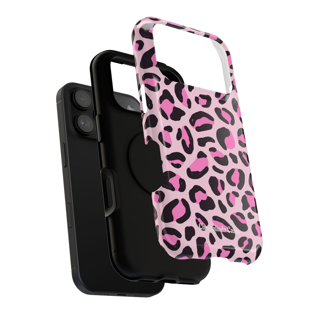 Pink Safari Impact-Resistant MagSafe Phone Case