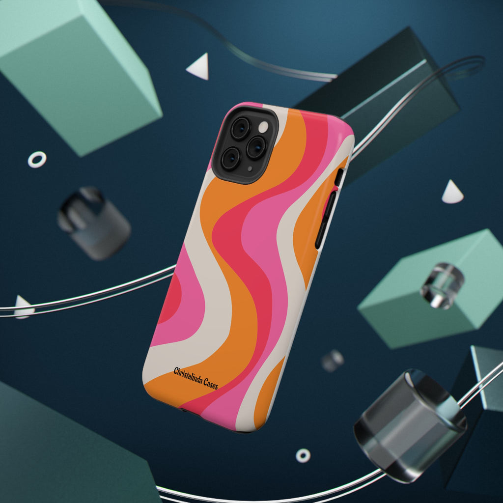 Sunset Sorbet Impact-Resistant MagSafe Phone Case