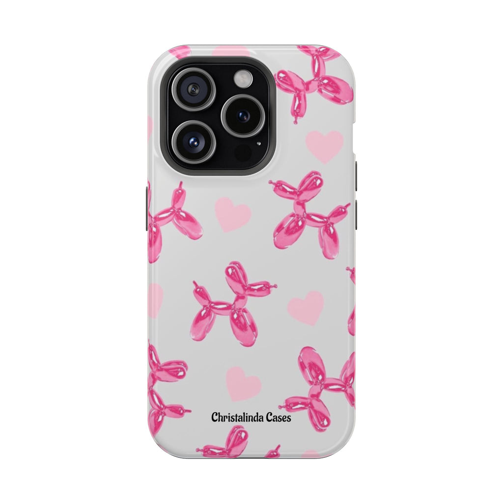 Balloon Charm Impact-Resistant MagSafe phone case
