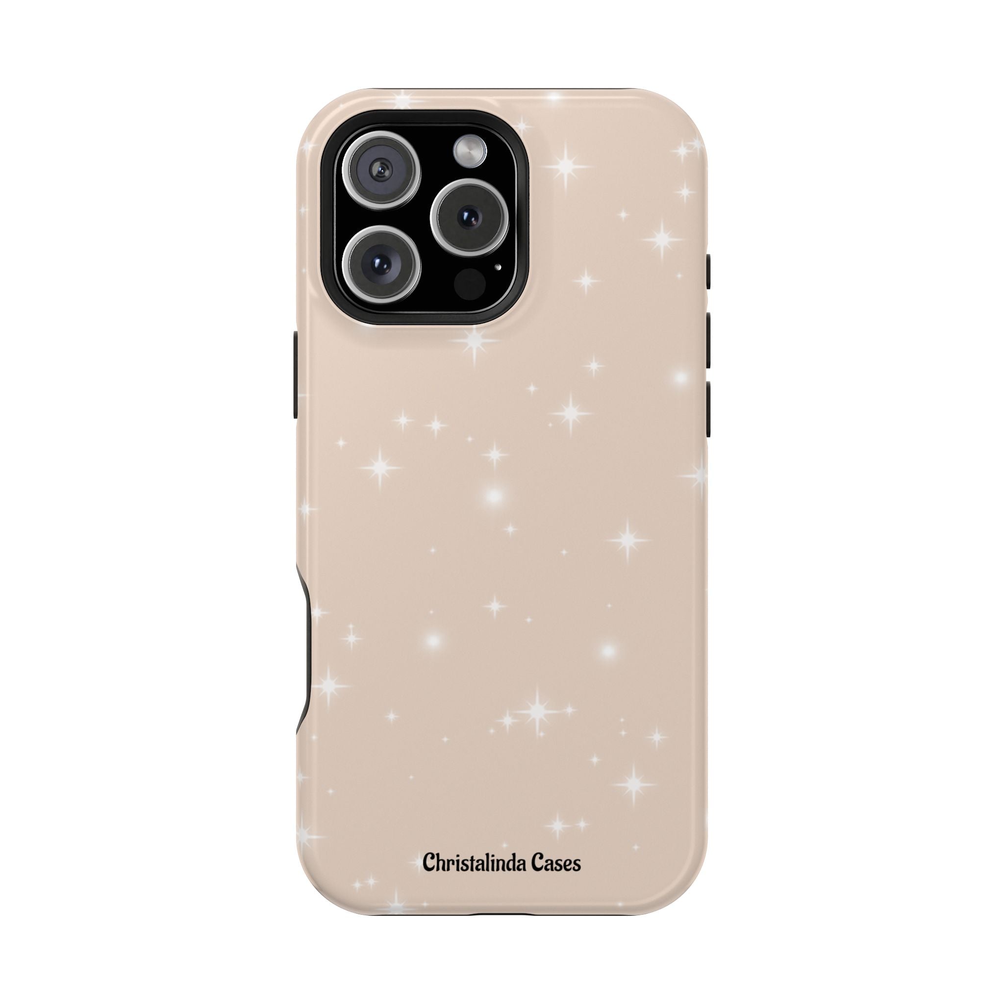 Sparkling Beige Impact-Resistant MagSafe Phone Case