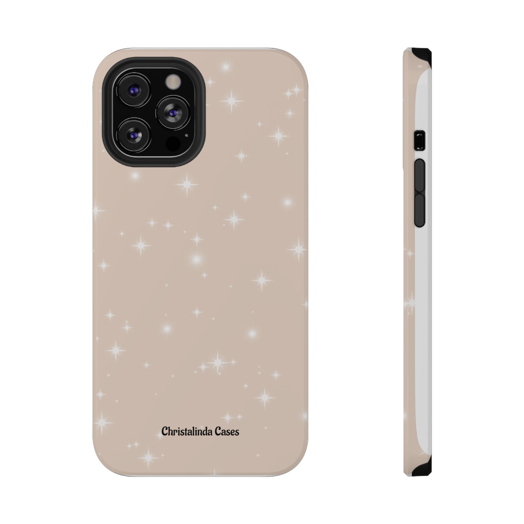 Sparkling Beige Impact-Resistant MagSafe Phone Case
