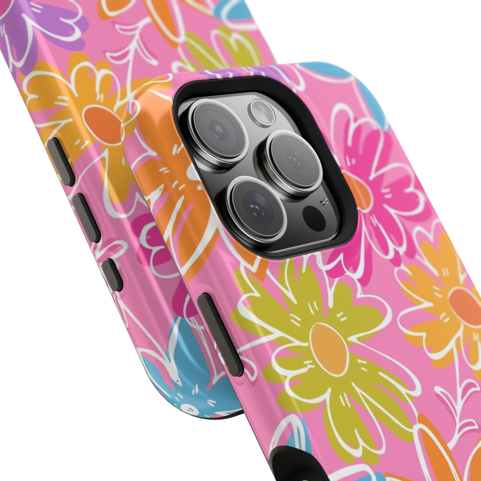 Flower Fiesta Impact-Resistant MagSafePhone Case
