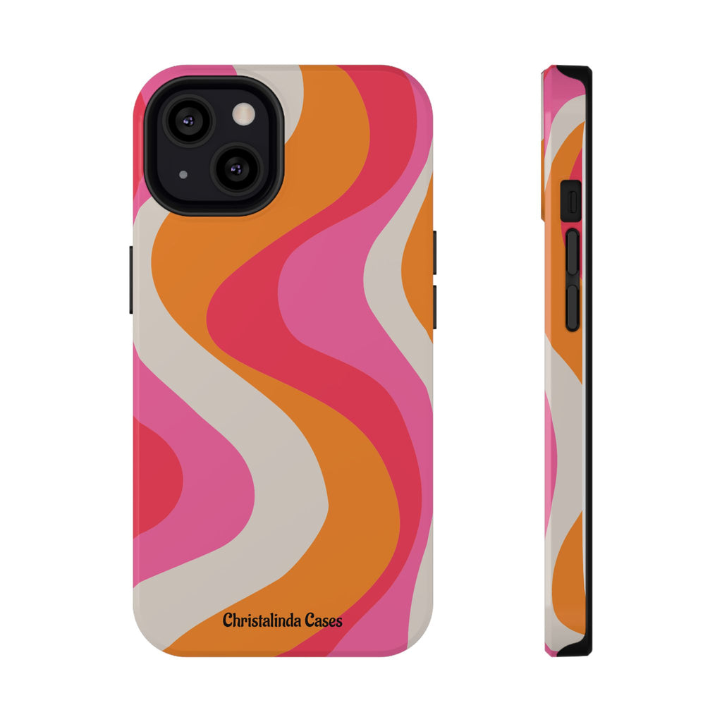 Sunset Sorbet Impact-Resistant MagSafe Phone Case