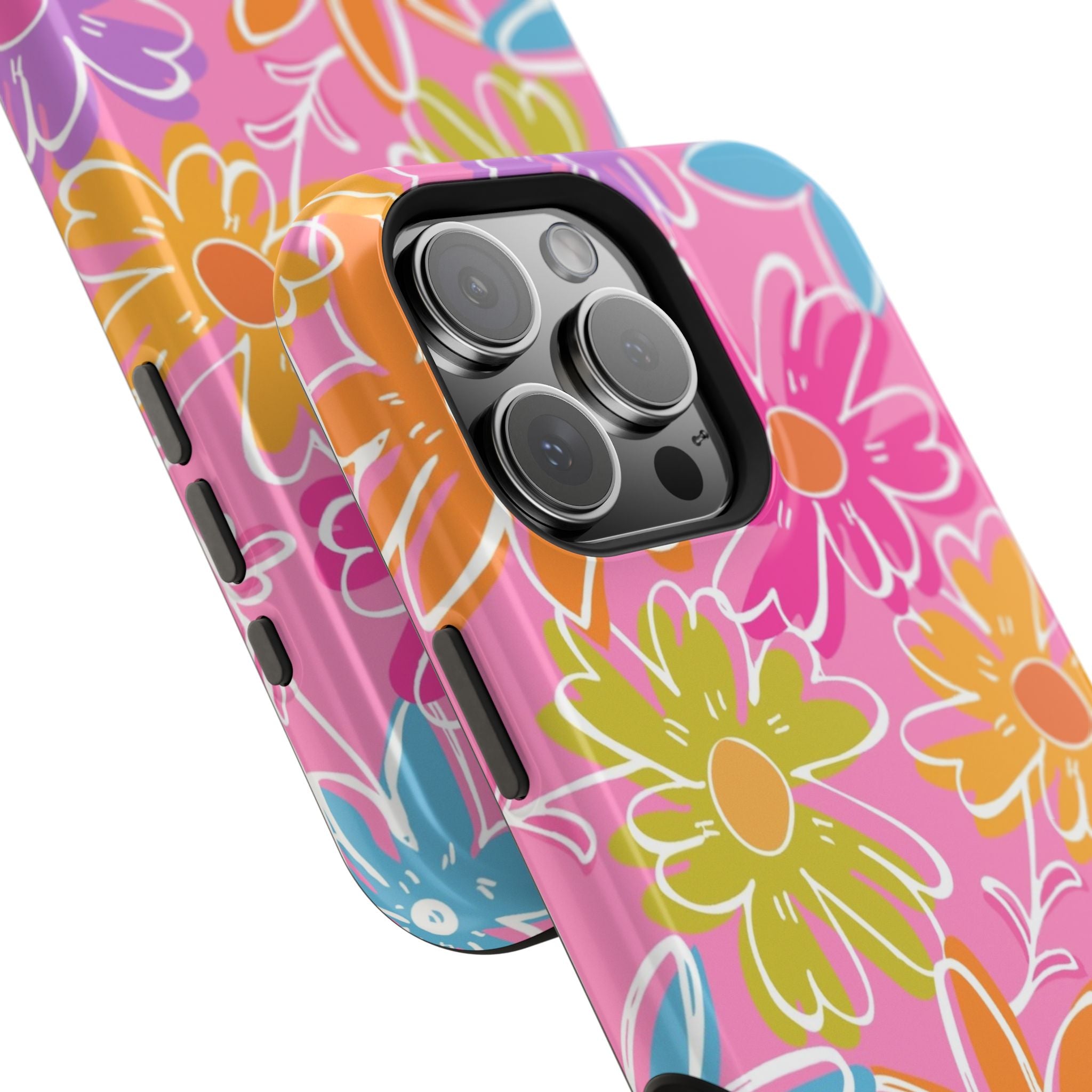 Flower Fiesta Impact-Resistant MagSafePhone Case
