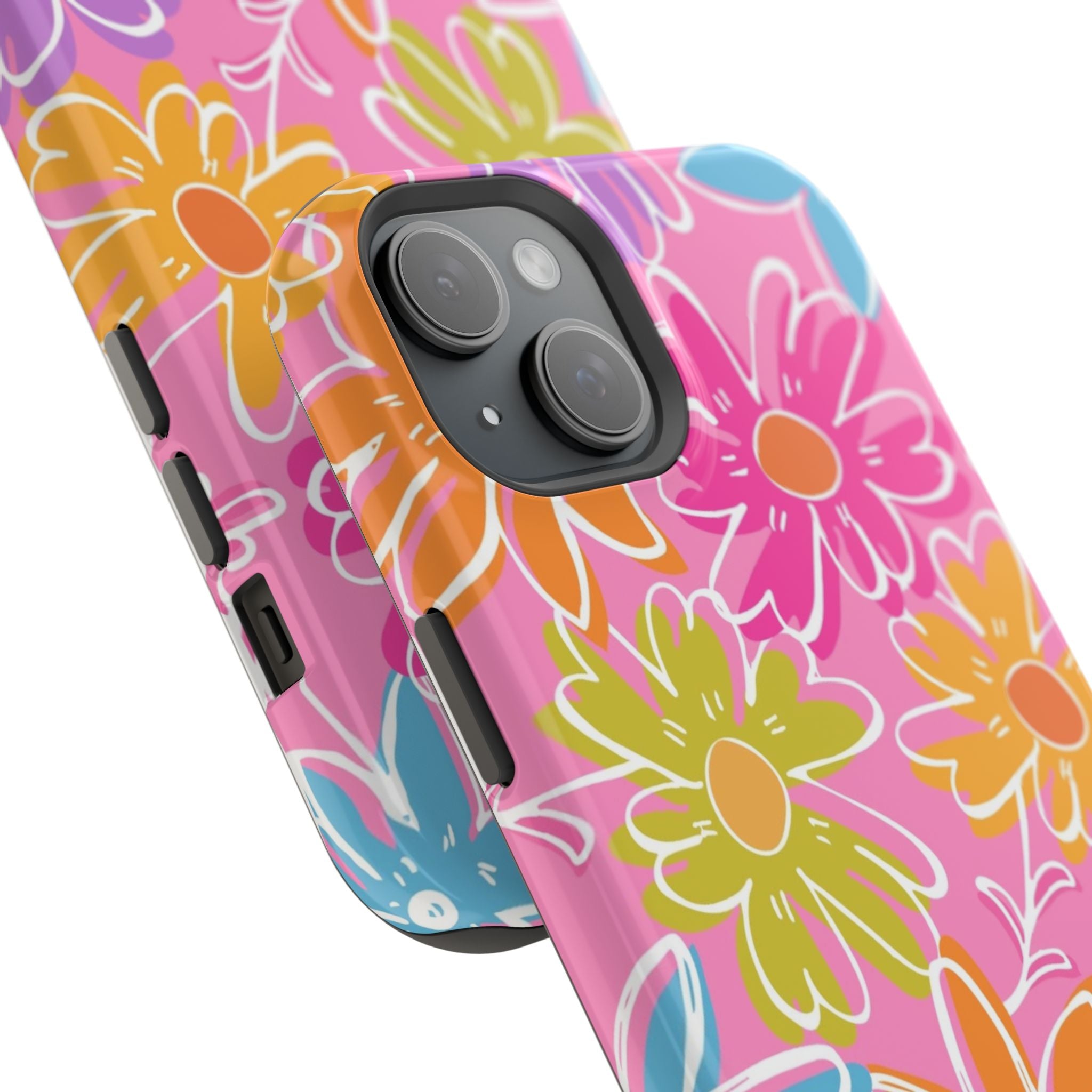 Flower Fiesta Impact-Resistant MagSafePhone Case