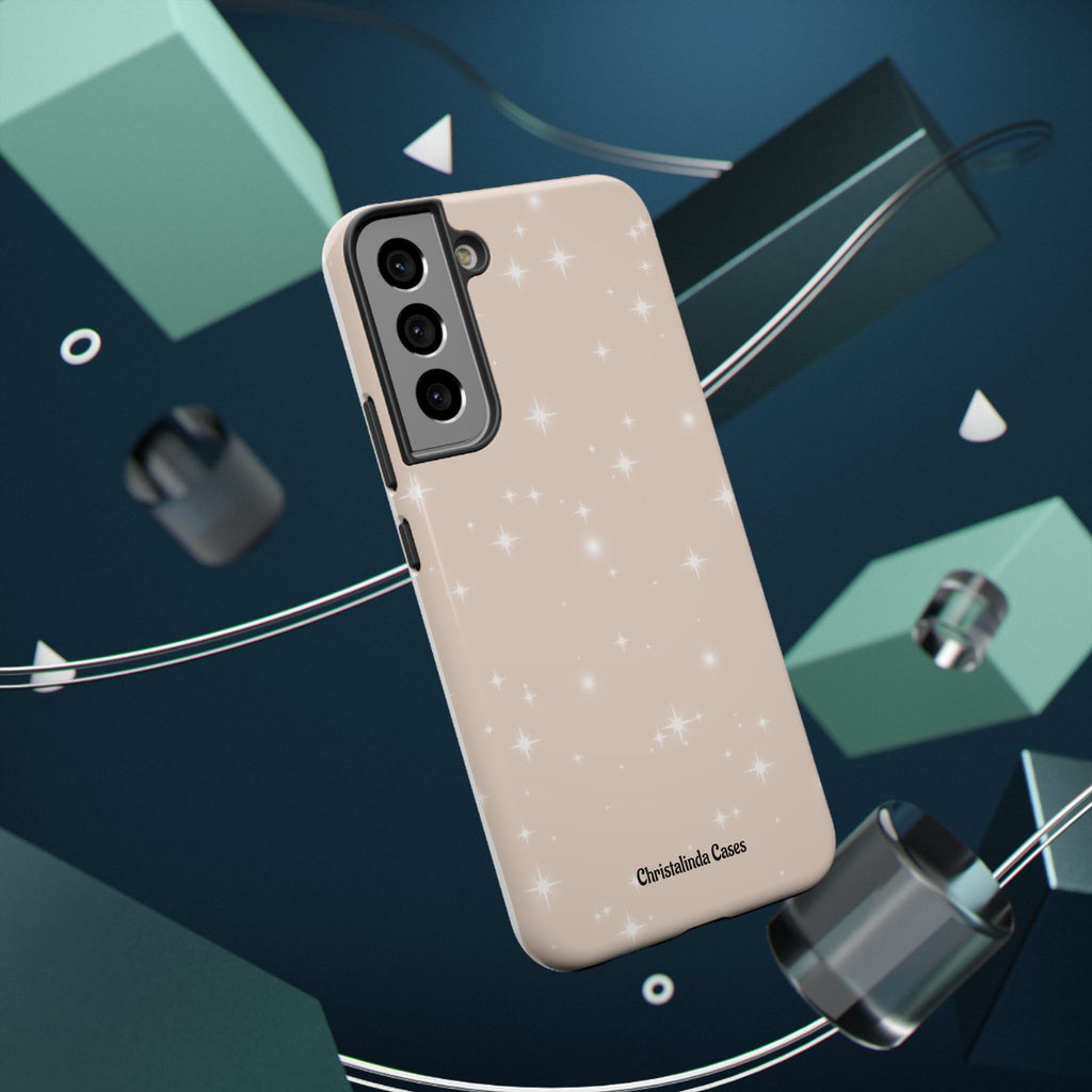 Sparkling Beige Impact-Resistant MagSafe Phone Case