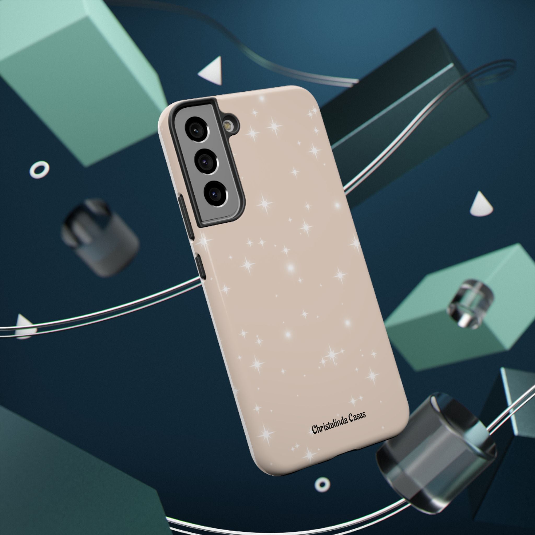 Sparkling Beige Impact-Resistant MagSafe Phone Case
