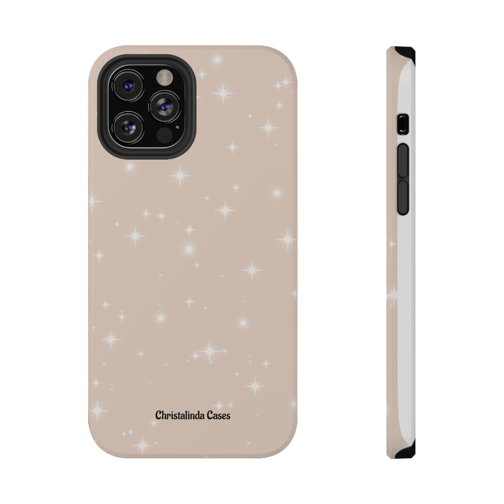 Sparkling Beige Impact-Resistant MagSafe Phone Case