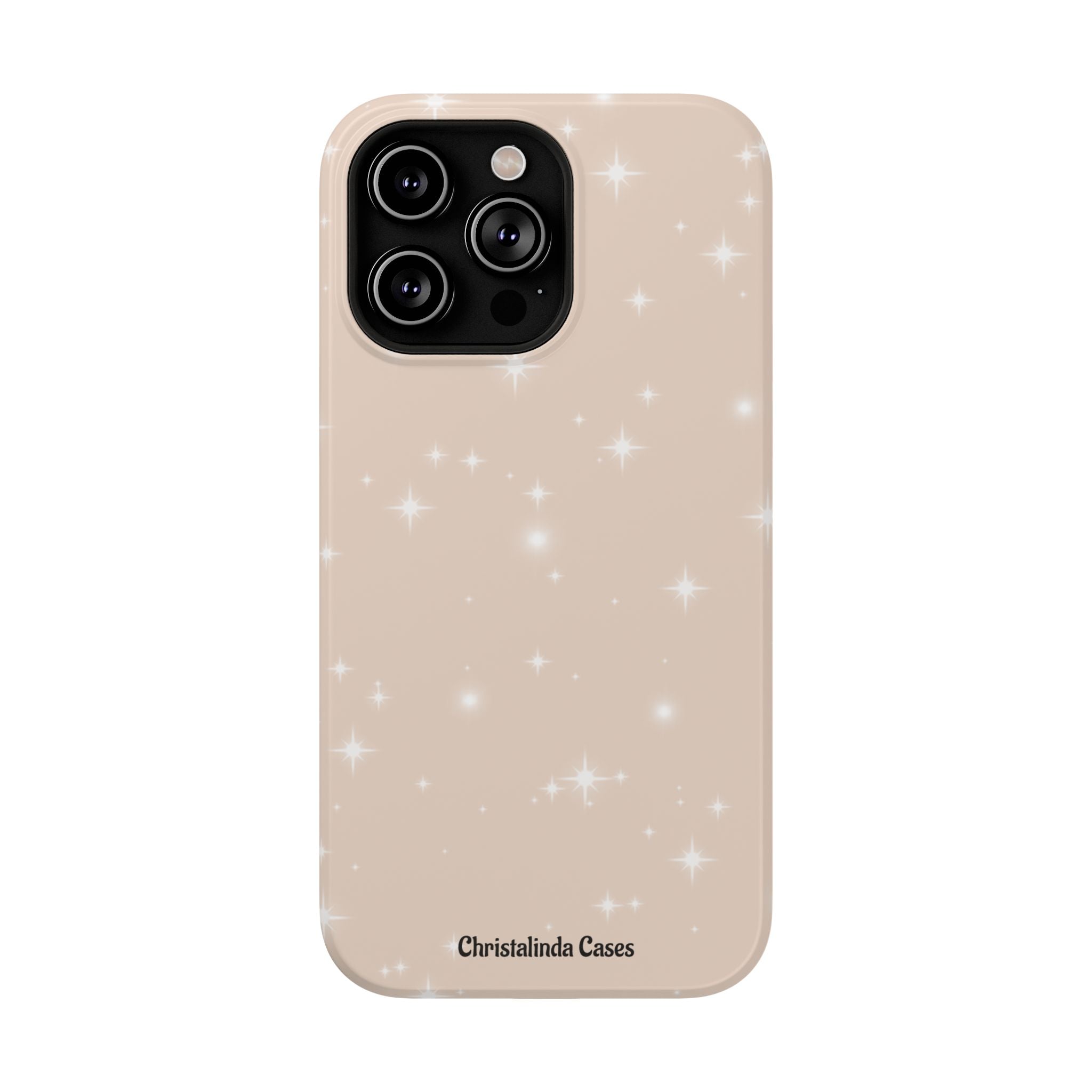 Sparkling Beige Impact-Resistant MagSafe Phone Case