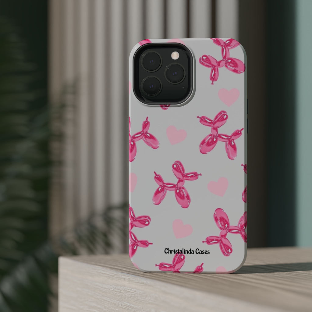 Balloon Charm Impact-Resistant MagSafe phone case