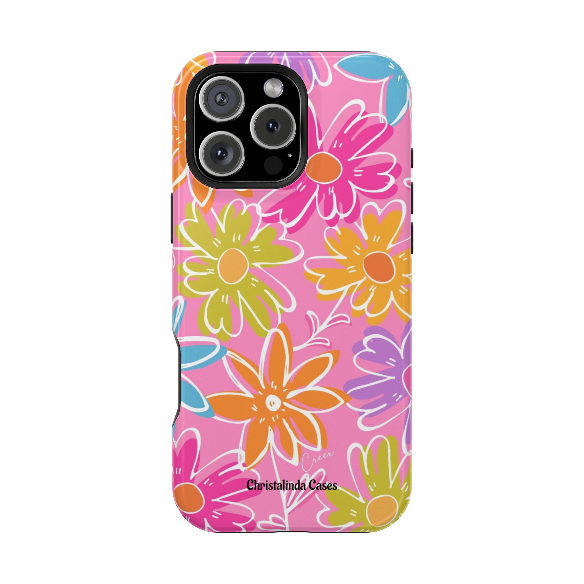 Flower Fiesta Impact-Resistant MagSafePhone Case