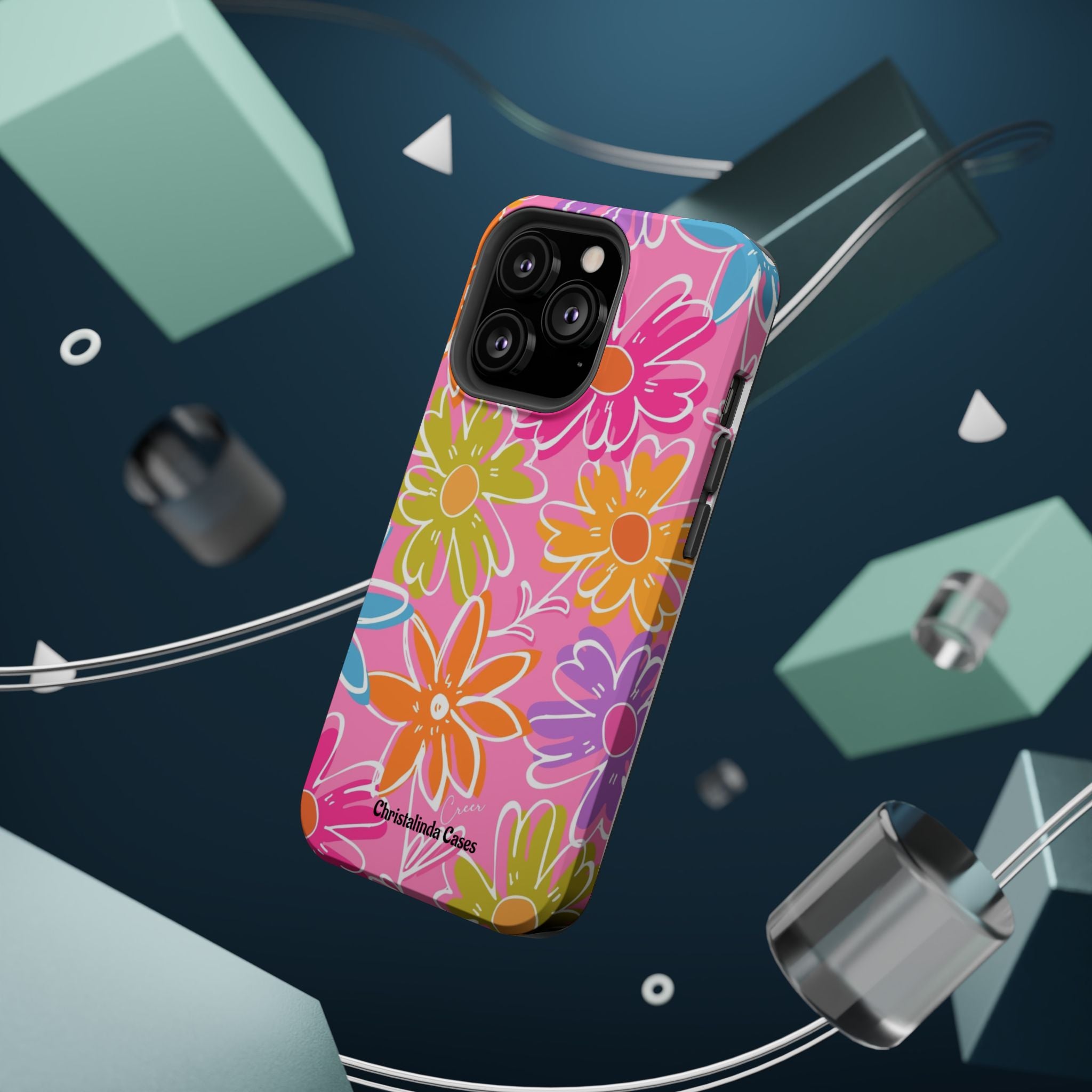 Flower Fiesta Impact-Resistant MagSafePhone Case