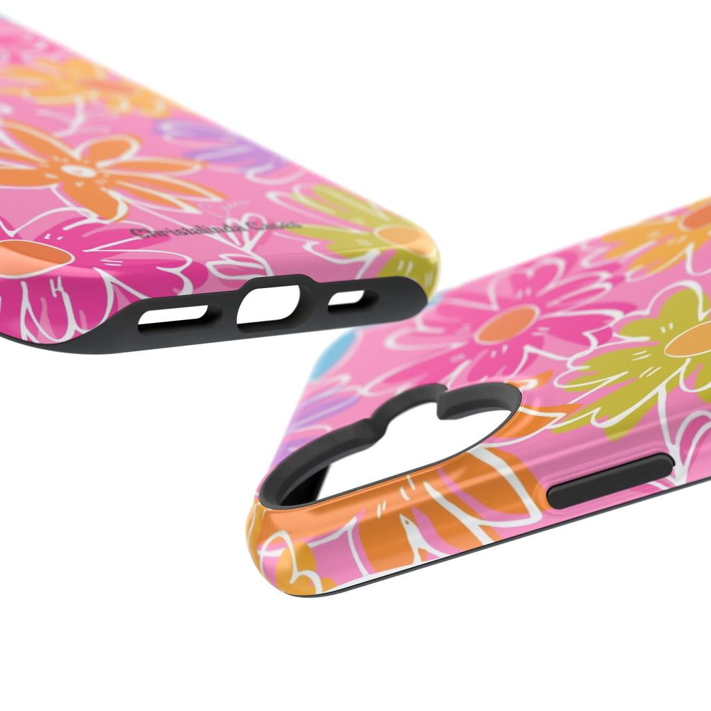 Flower Fiesta Impact-Resistant MagSafePhone Case