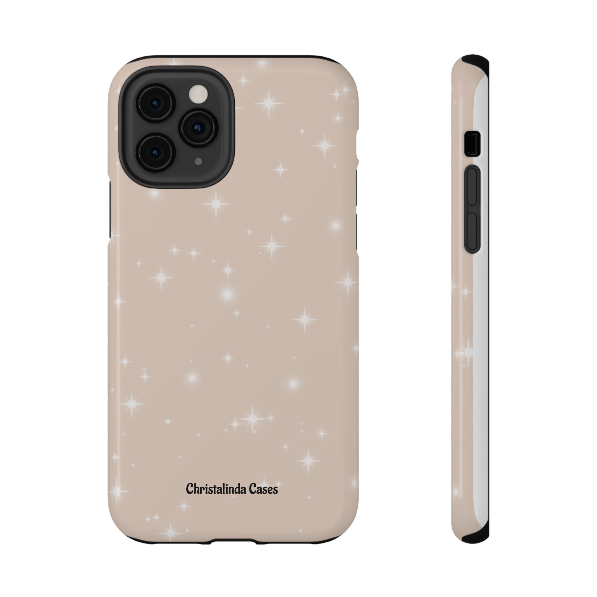 Sparkling Beige Impact-Resistant MagSafe Phone Case