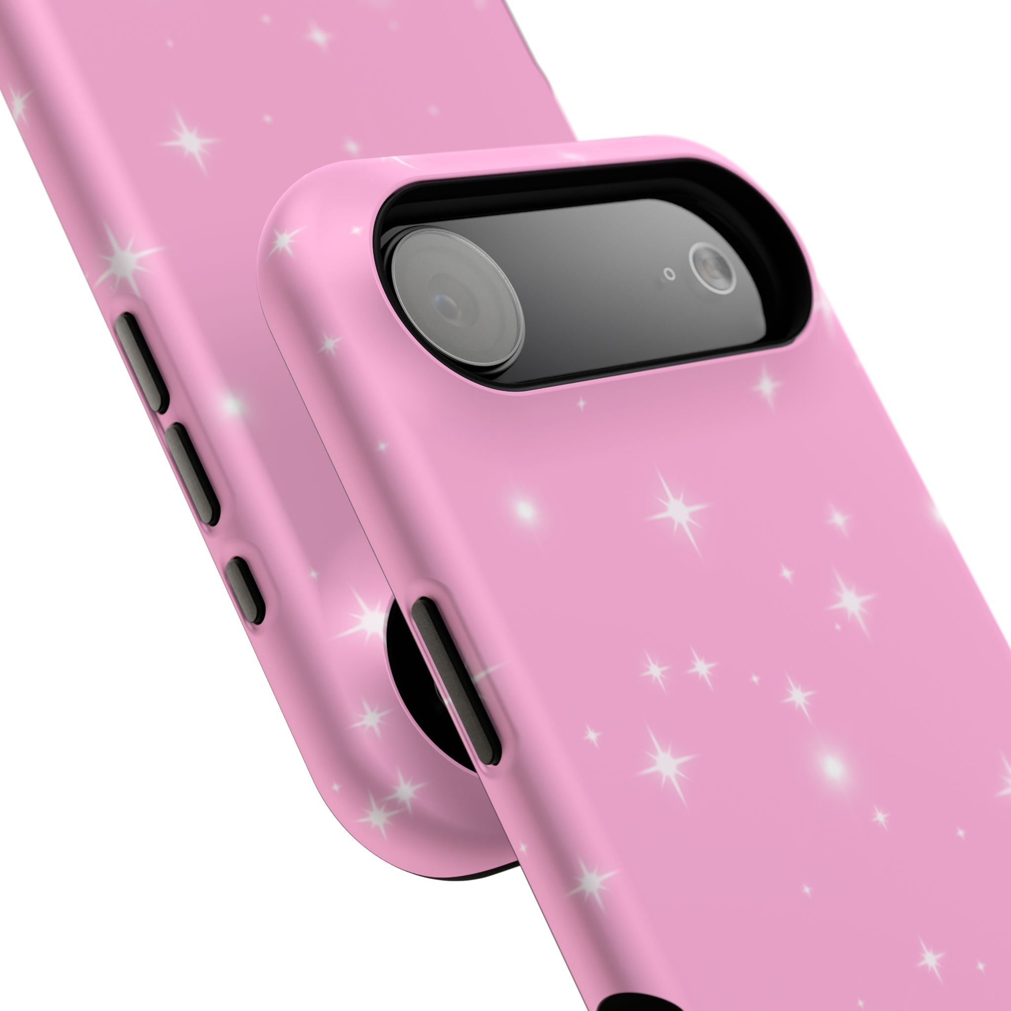 Sparkling Pink Impact-Resistant MagSafe Phone Case