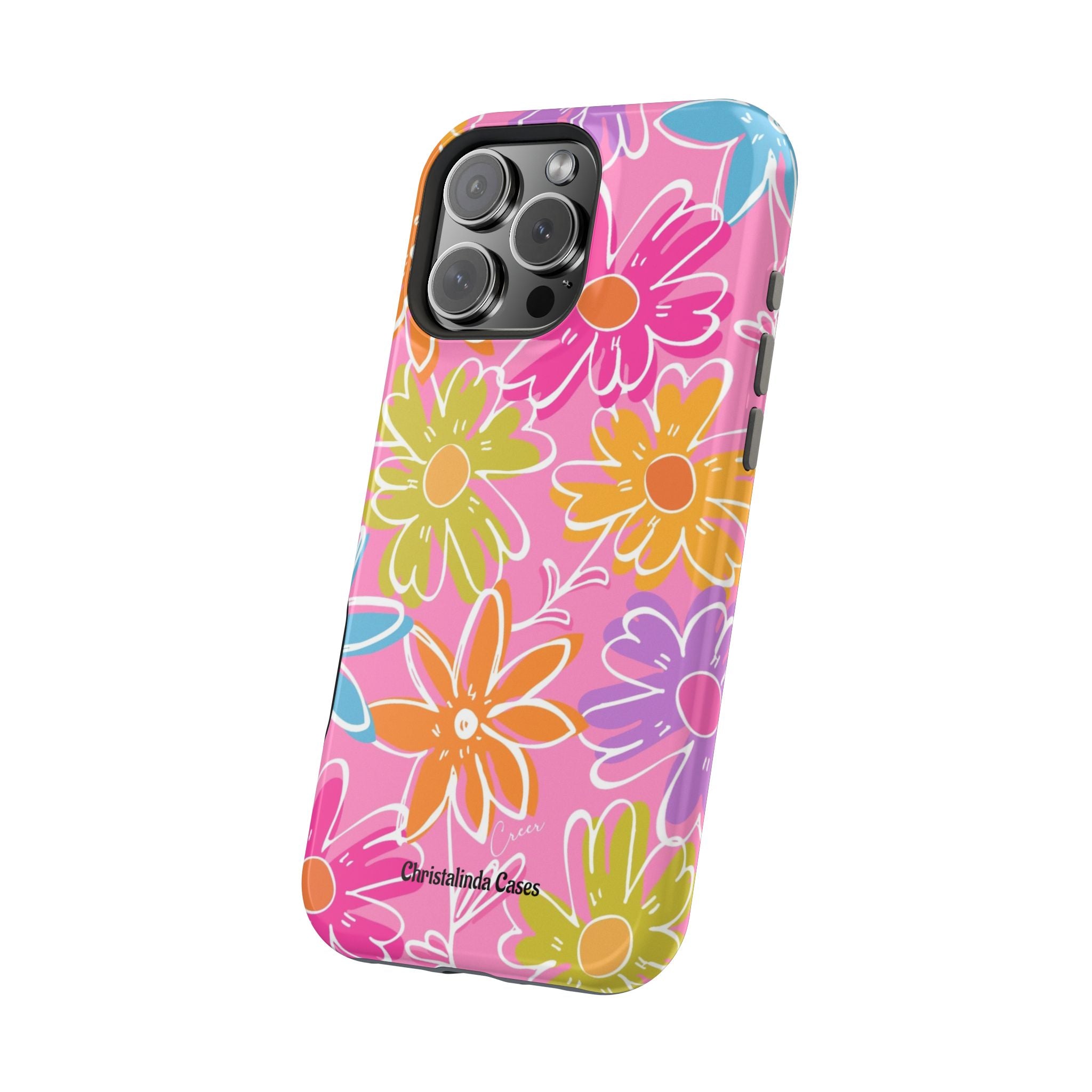 Flower Fiesta Impact-Resistant MagSafePhone Case