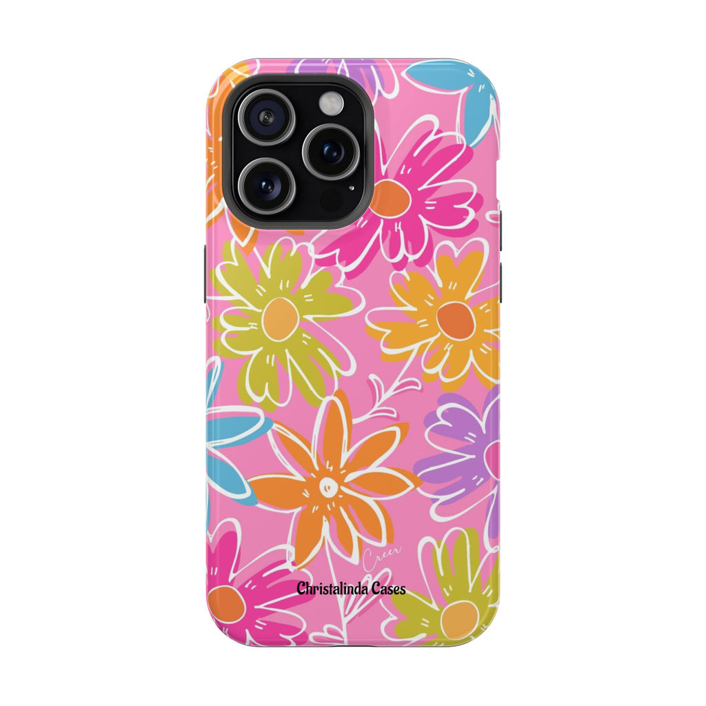Flower Fiesta Impact-Resistant MagSafePhone Case
