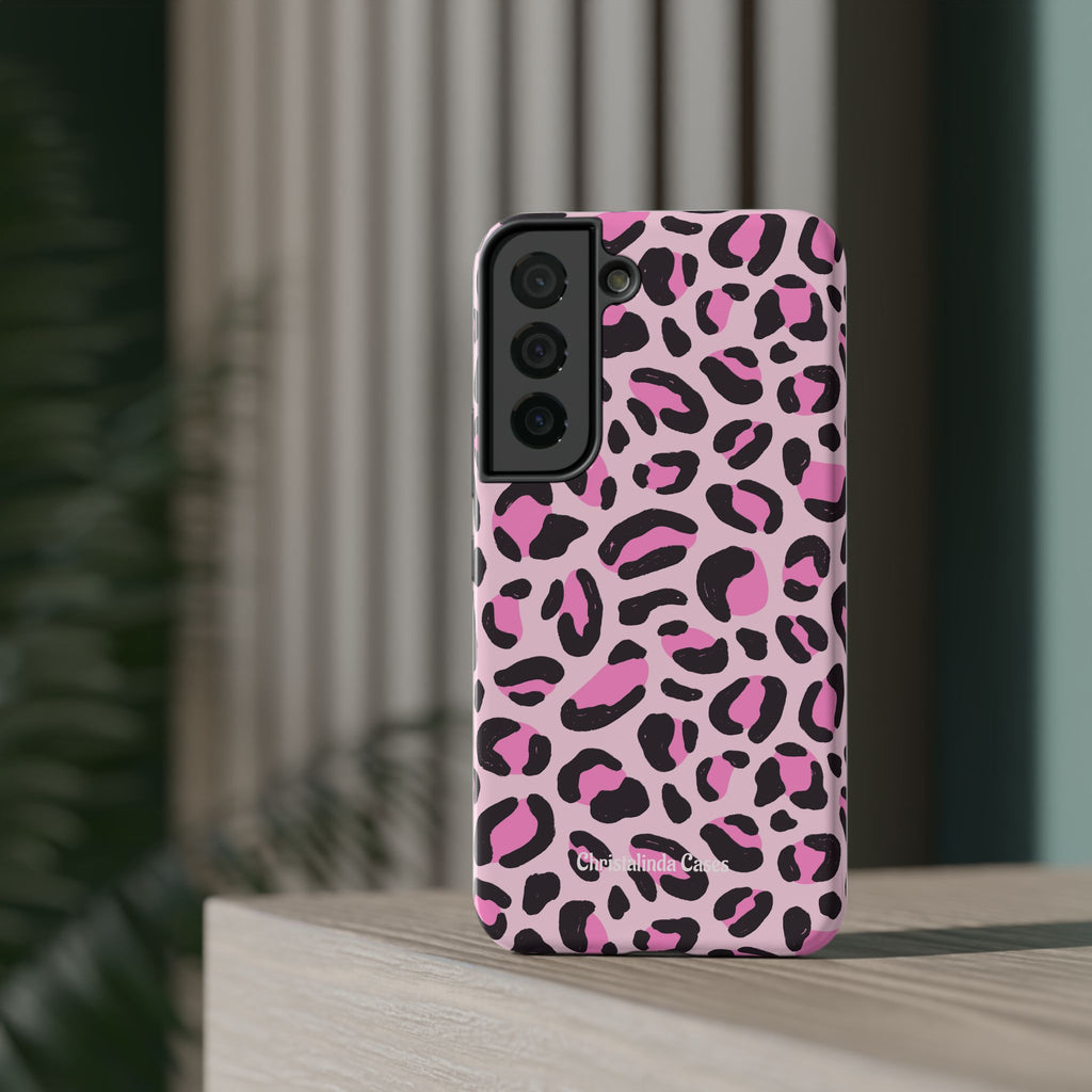 Pink Safari Impact-Resistant MagSafe Phone Case